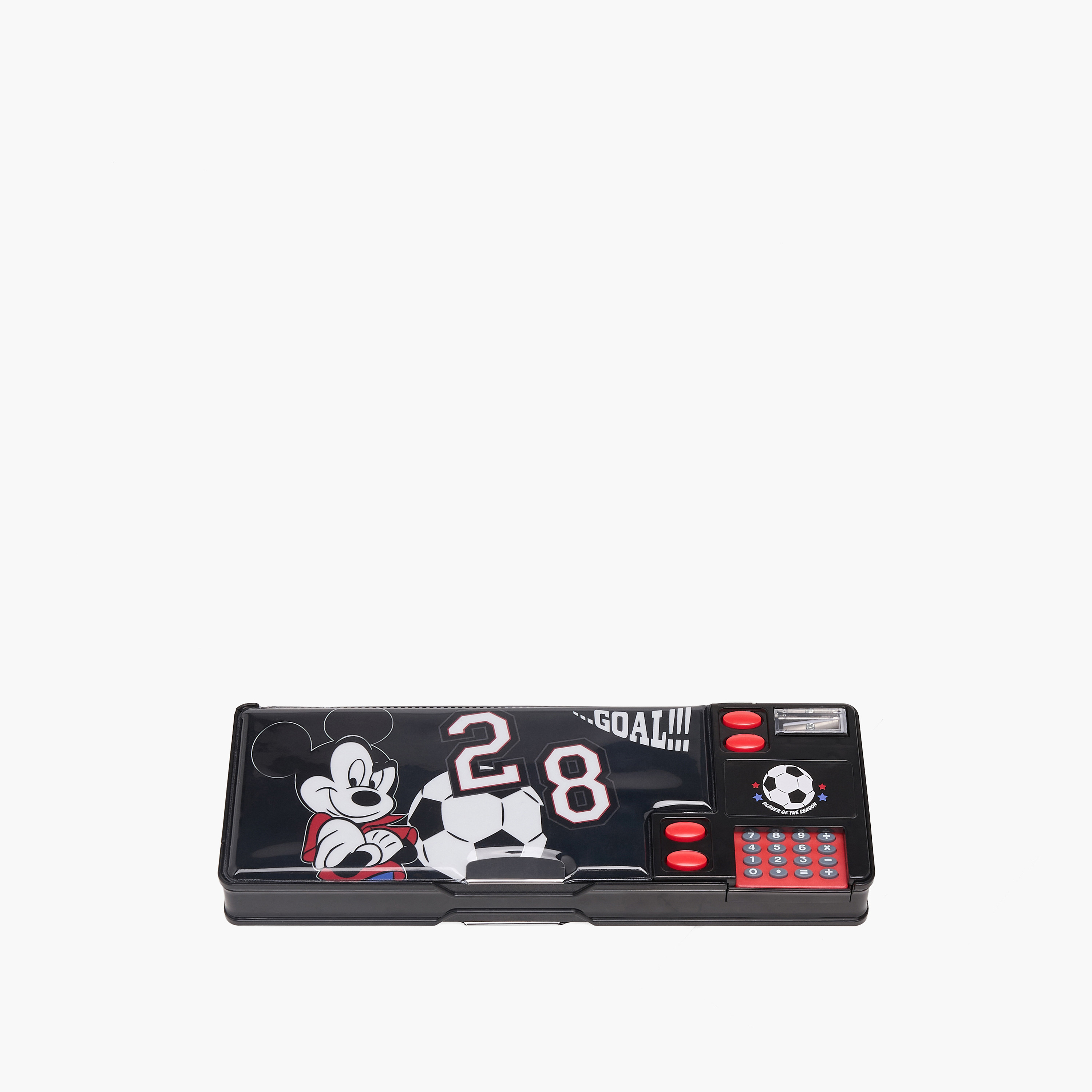 Disney Mickey Mouse Print Pencil Case with Calculator-school-stationery-pencilcases-image-1