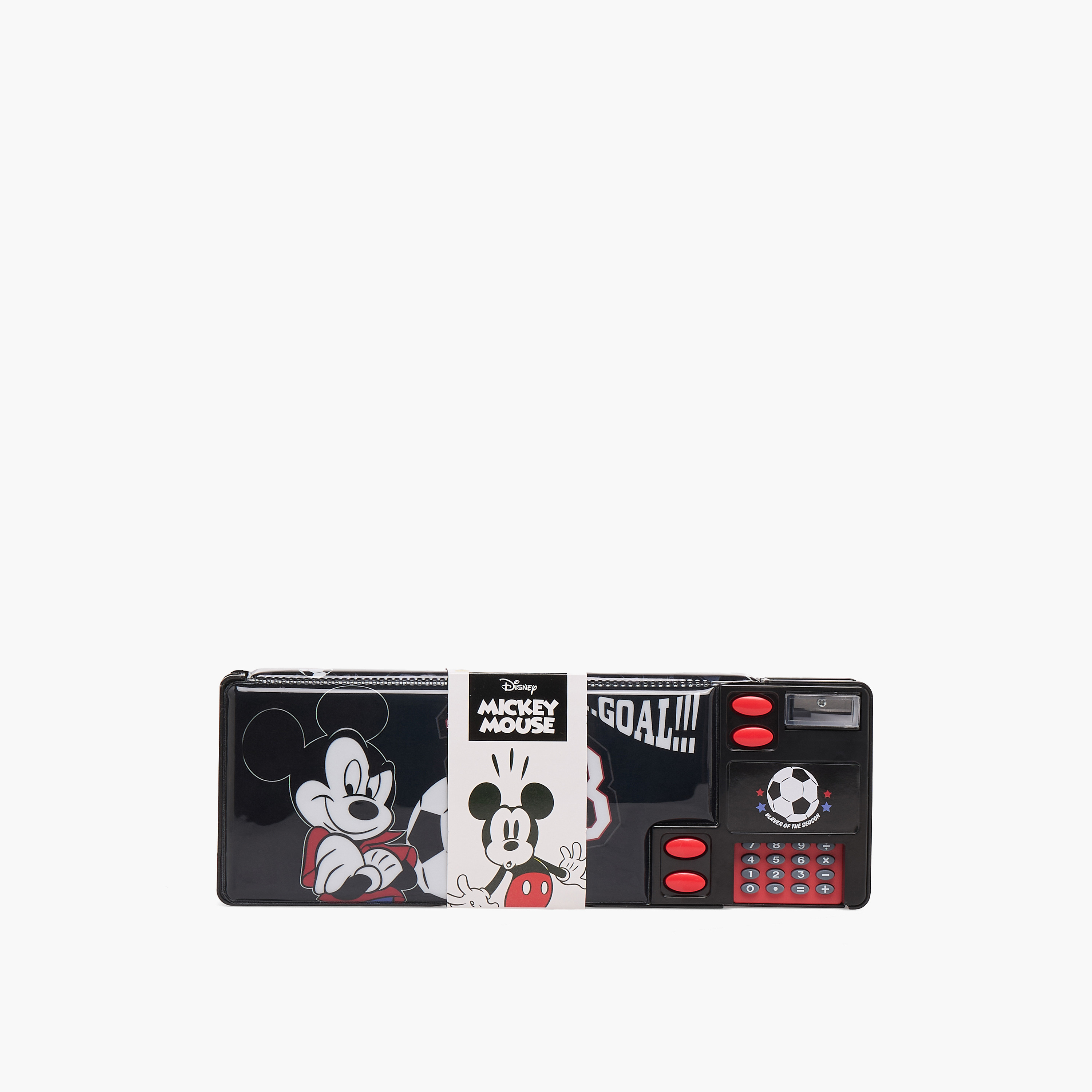 Disney Mickey Mouse Print Pencil Case with Calculator-school-stationery-pencilcases-image-10