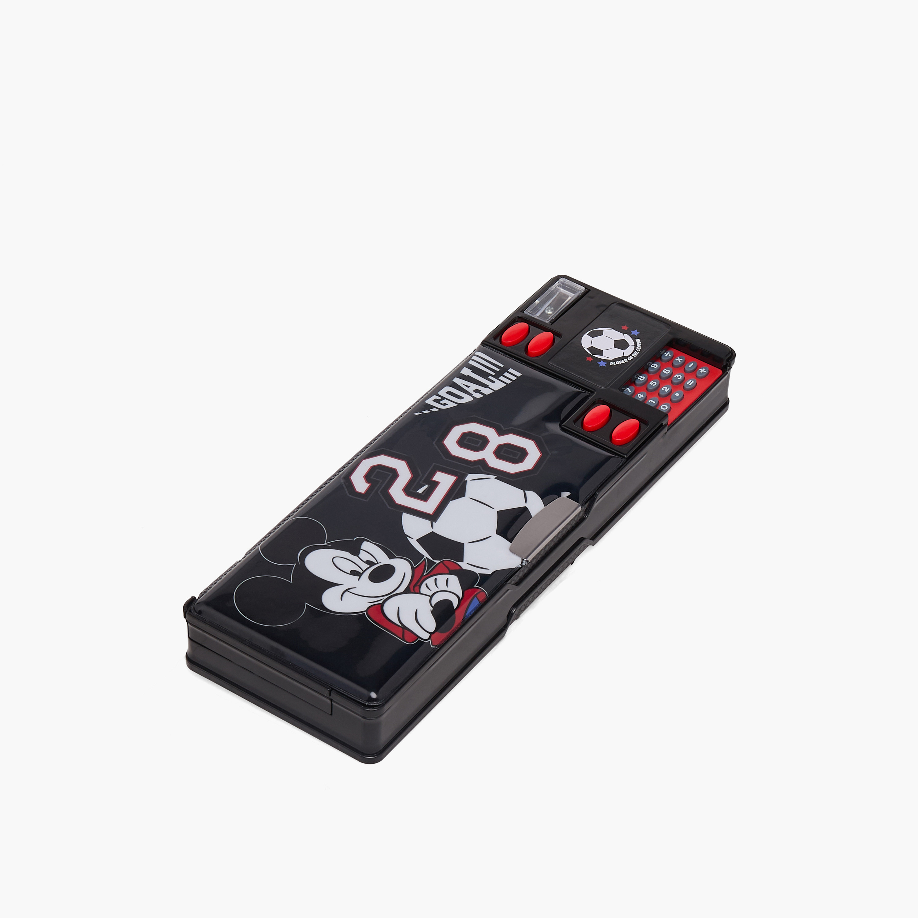 Disney Mickey Mouse Print Pencil Case with Calculator-school-stationery-pencilcases-image-2