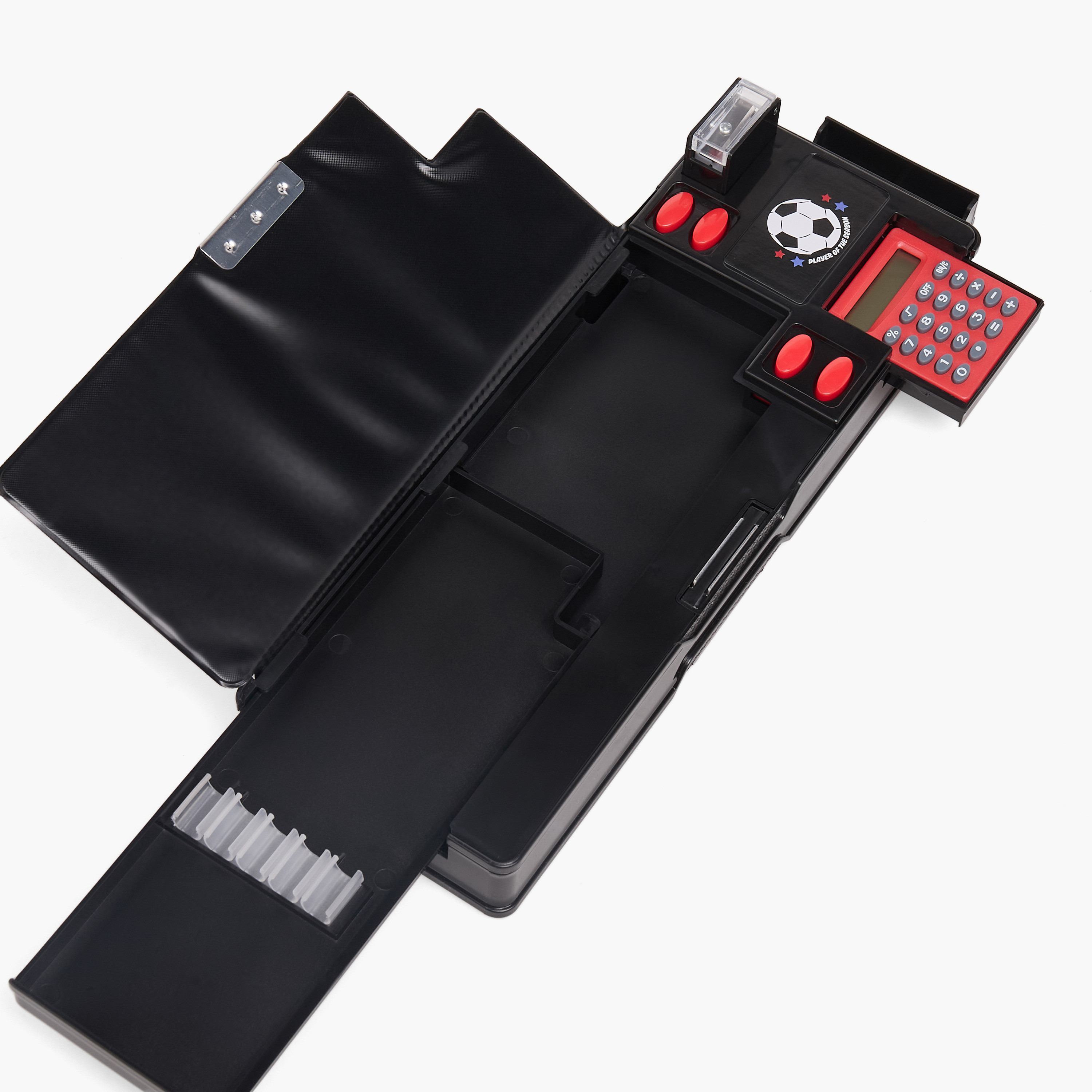 Disney Mickey Mouse Print Pencil Case with Calculator-school-stationery-pencilcases-image-5
