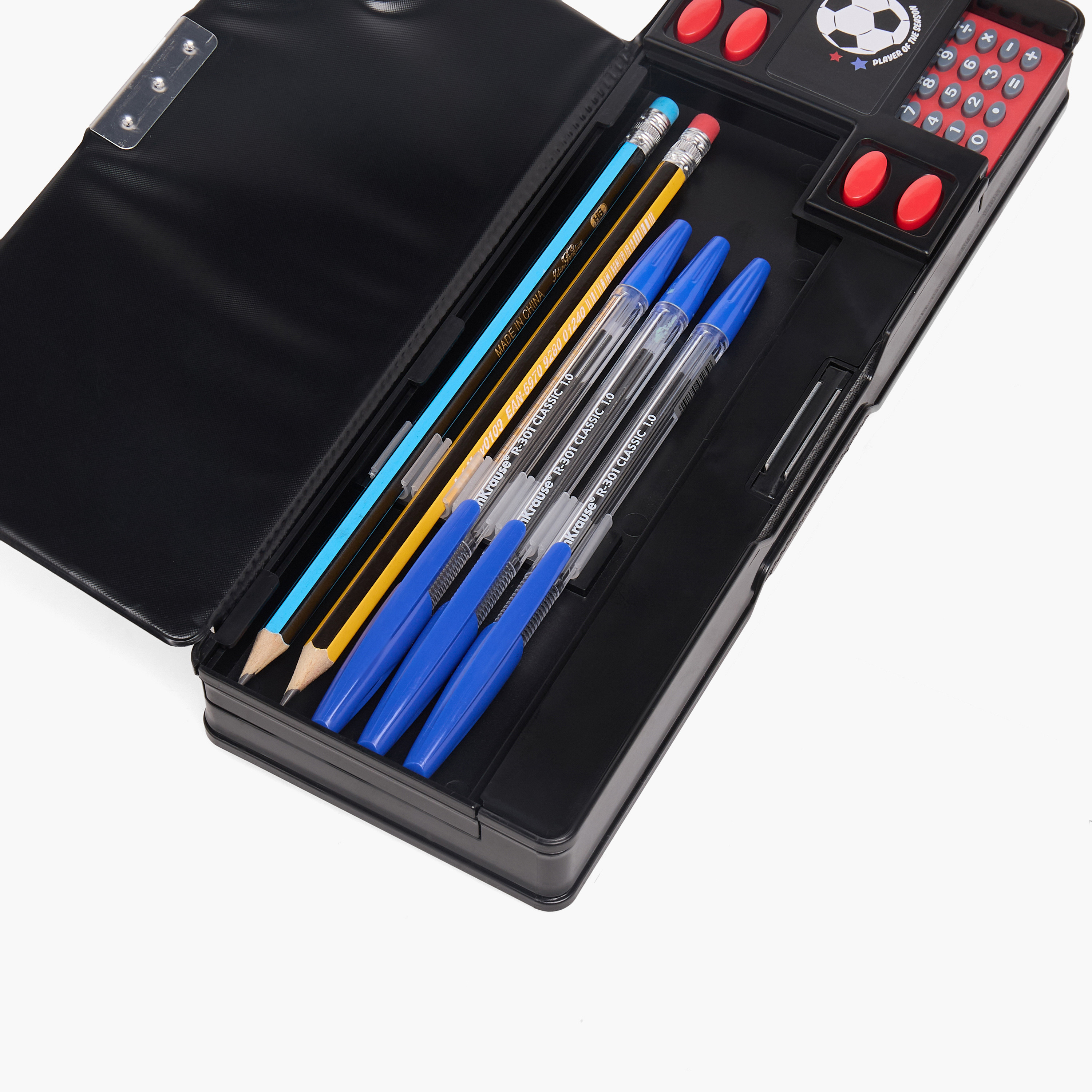 Disney Mickey Mouse Print Pencil Case with Calculator-school-stationery-pencilcases-image-8