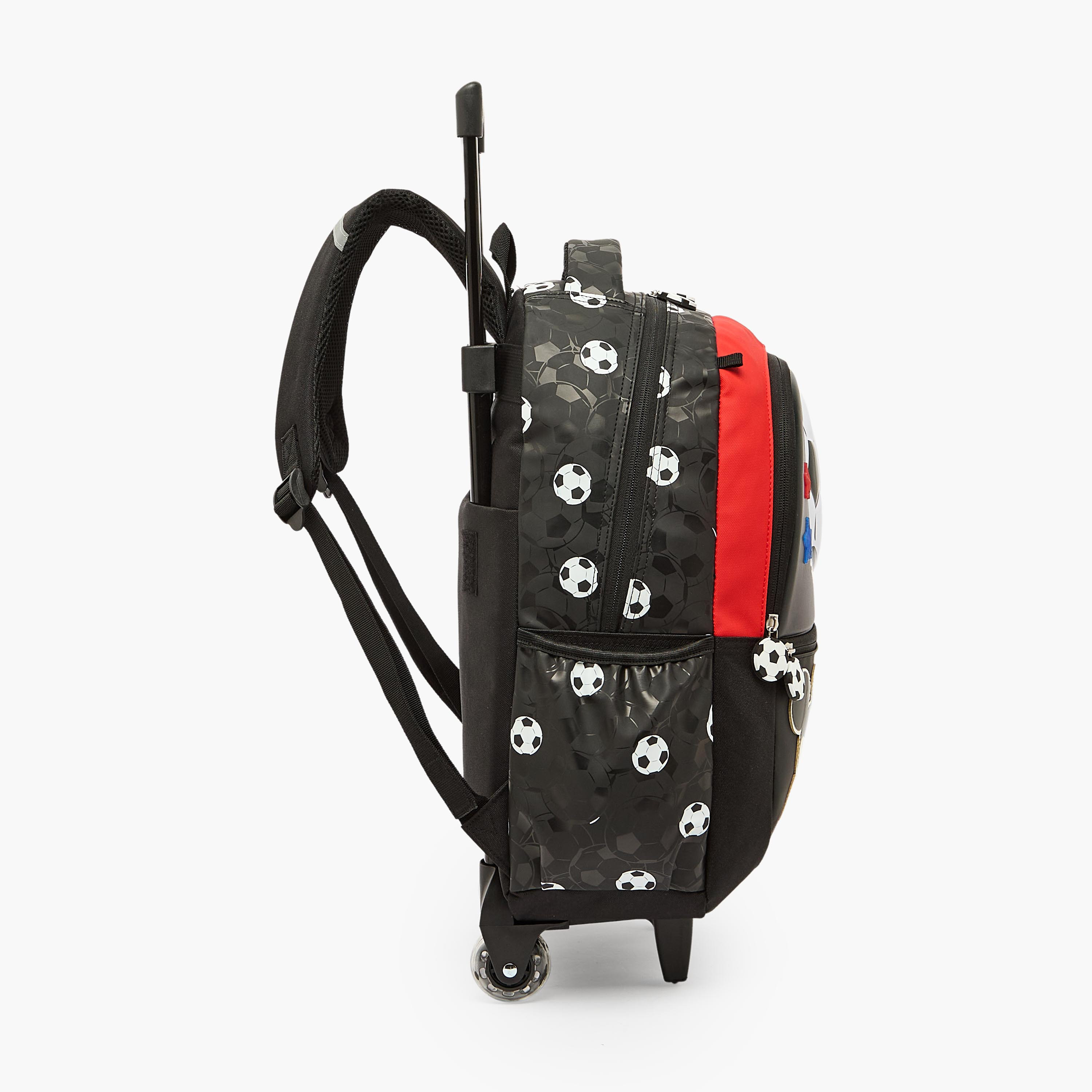 Disney Mickey Mouse Print Trolley Bag for Boys 5-8 Years with Durable Handle - 16 inches-school-bagsandbackpacks-trolleybags-image-10