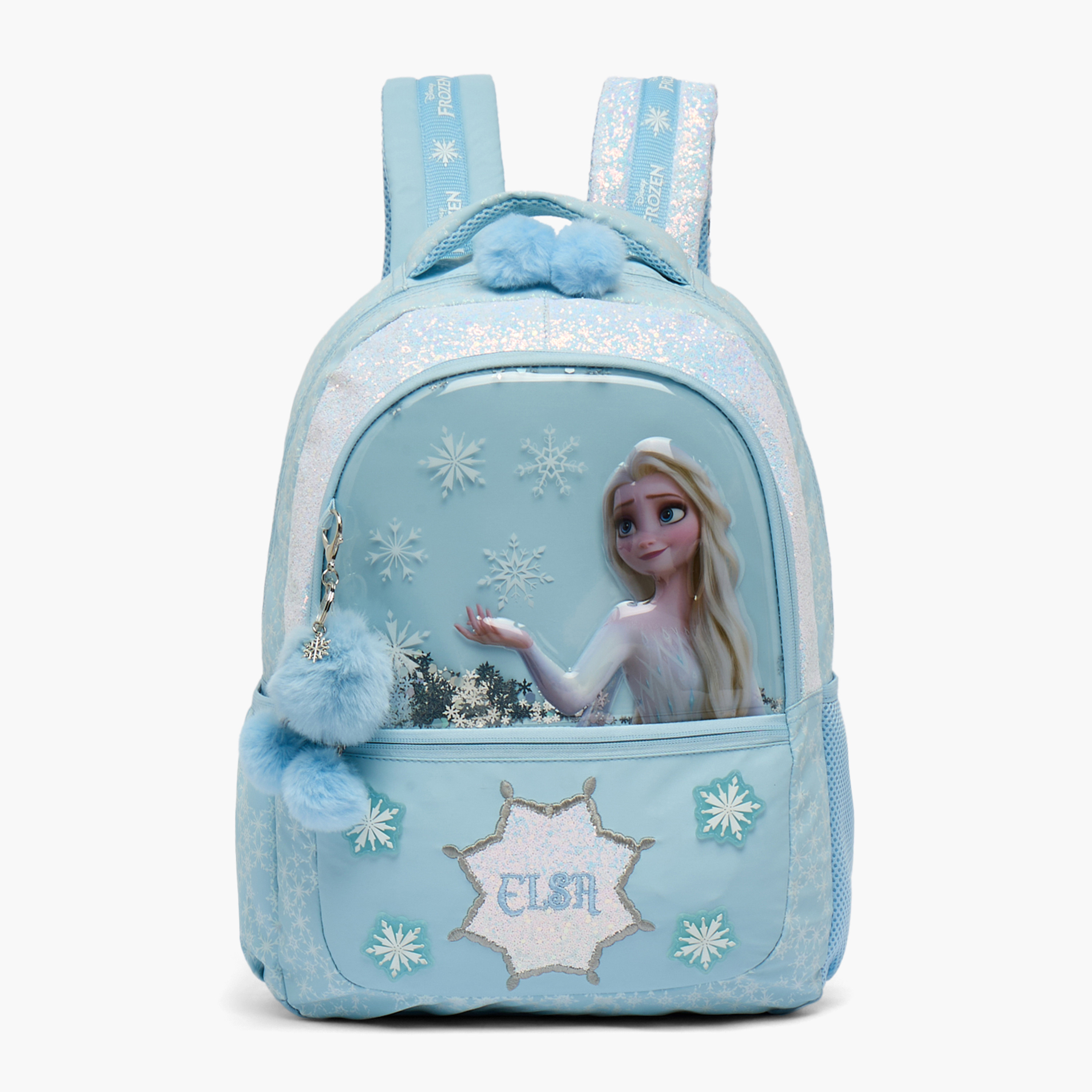 Disney Frozen Elsa Print Backpack for Girls 5-8 Years with Laptop Compartment - 16 inches-school-bagsandbackpacks-backpacks-image-1