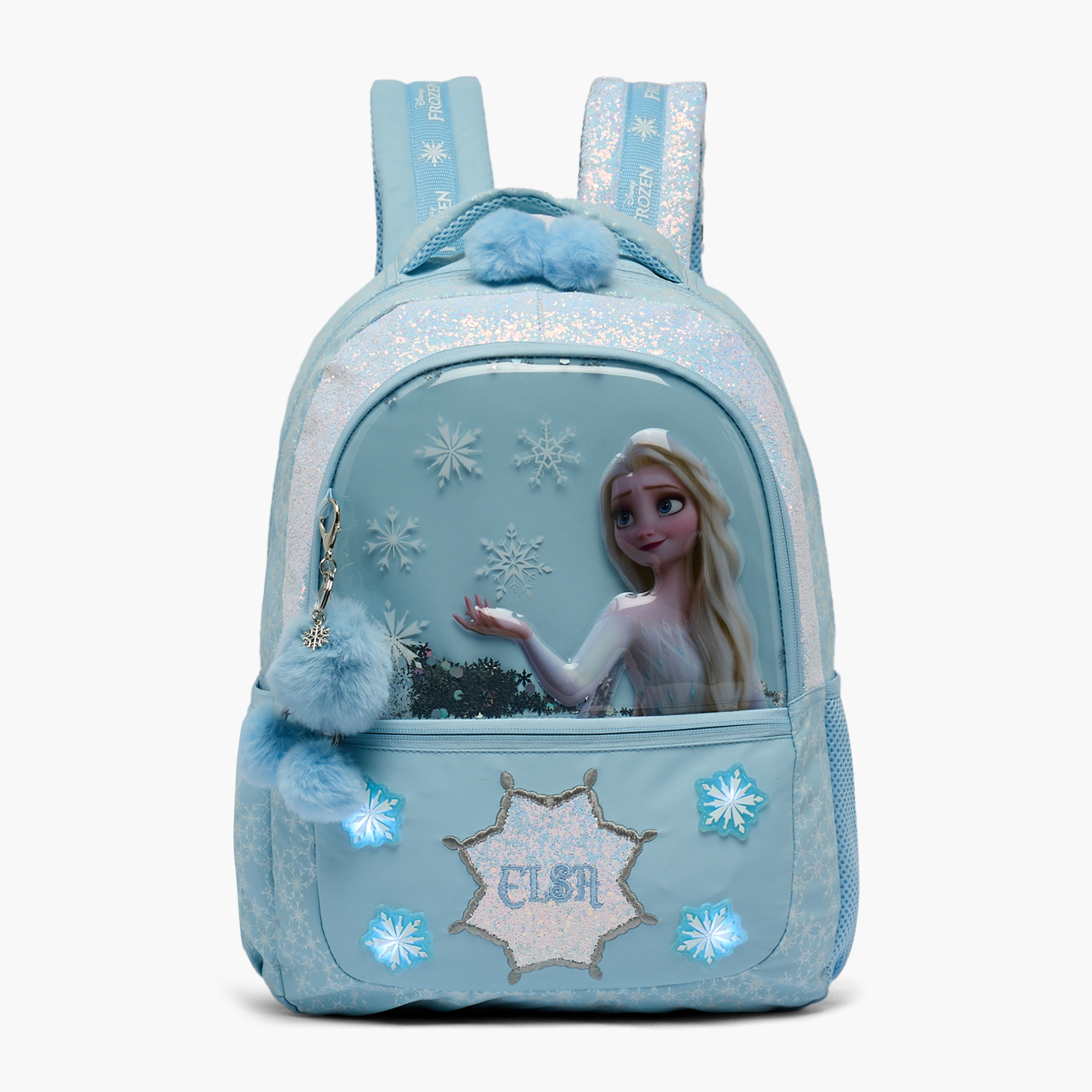 Disney Frozen Elsa Print Backpack for Girls 5-8 Years with Laptop Compartment - 16 inches-school-bagsandbackpacks-backpacks-image-2