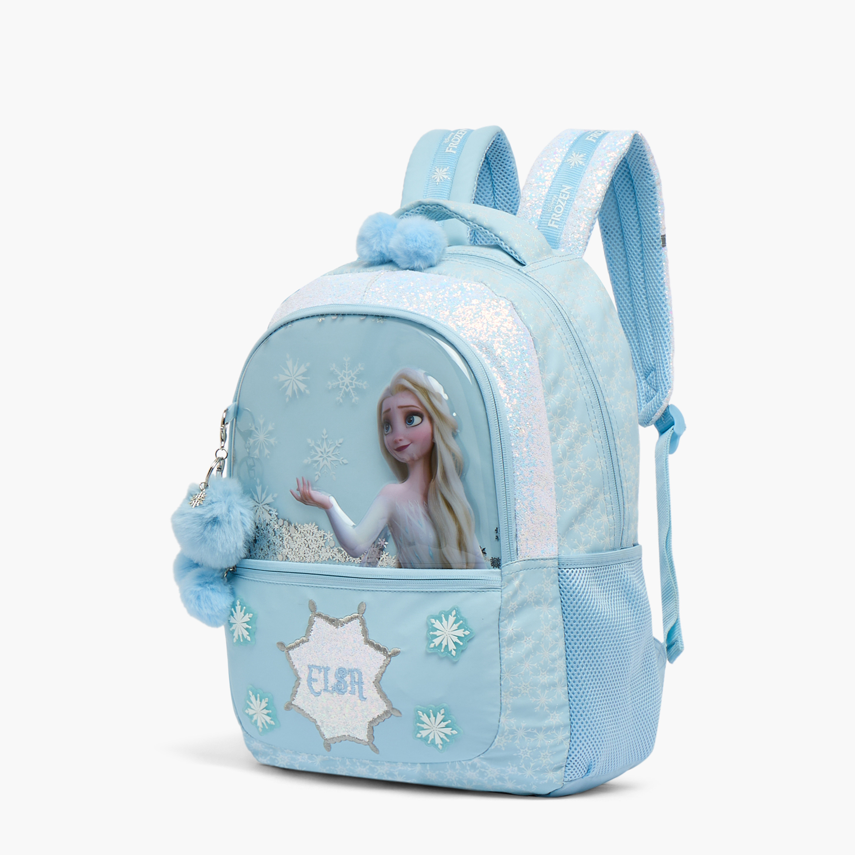 Disney Frozen Elsa Print Backpack for Girls 5-8 Years with Laptop Compartment - 16 inches-school-bagsandbackpacks-backpacks-image-6