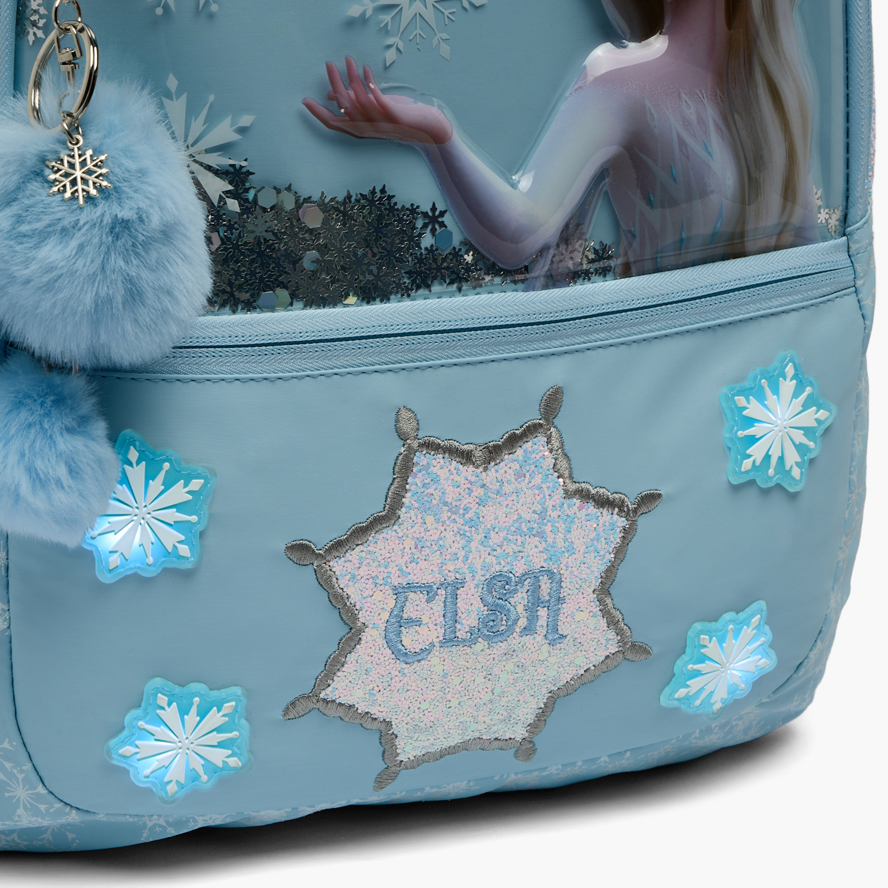 Disney Frozen Elsa Print Backpack for Girls 5-8 Years with Laptop Compartment - 16 inches-school-bagsandbackpacks-backpacks-image-9