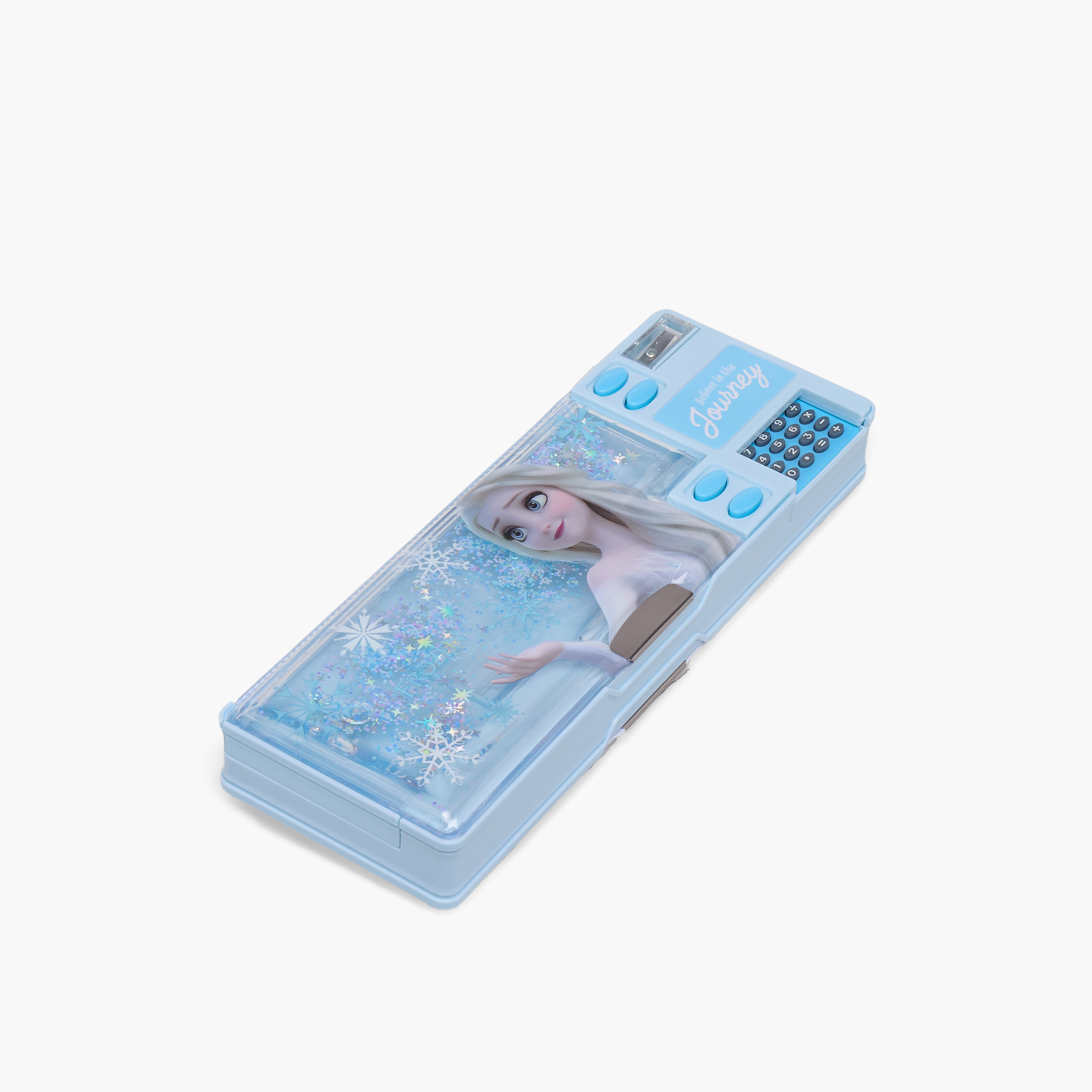 Disney Frozen Print Pencil Case with Calculator-school-stationery-pencilcases-image-2