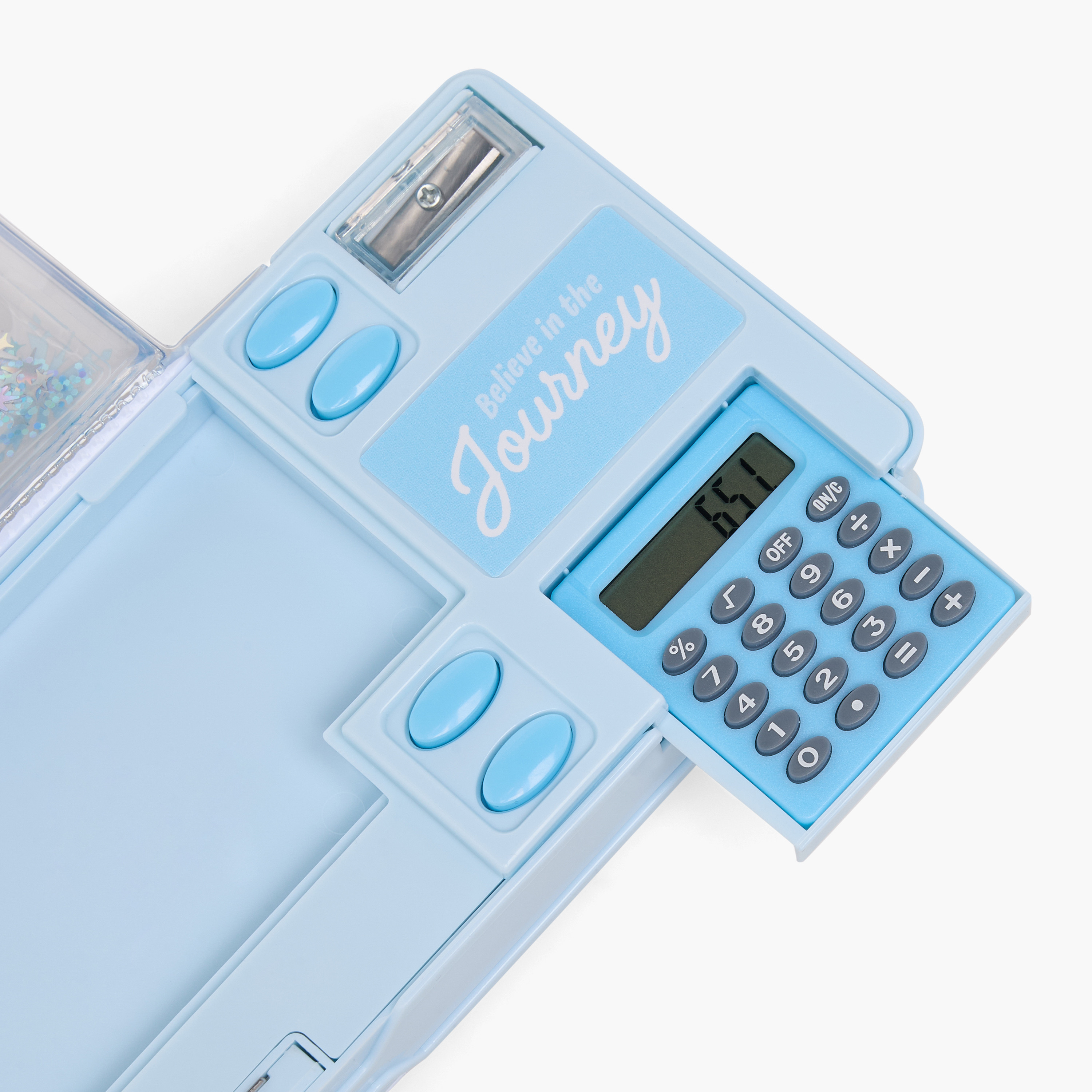 Disney Frozen Print Pencil Case with Calculator-school-stationery-pencilcases-image-7