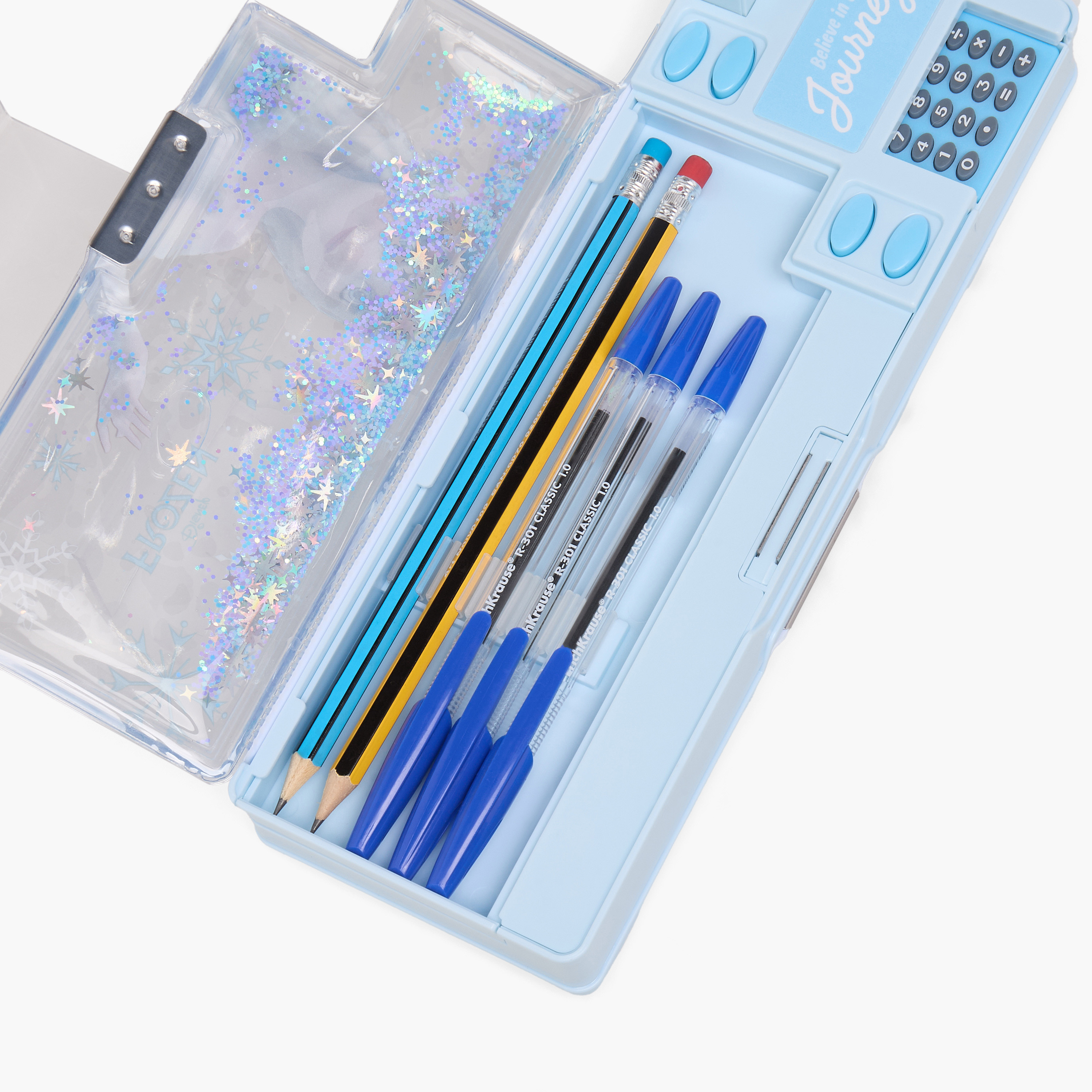 Disney Frozen Print Pencil Case with Calculator-school-stationery-pencilcases-image-8