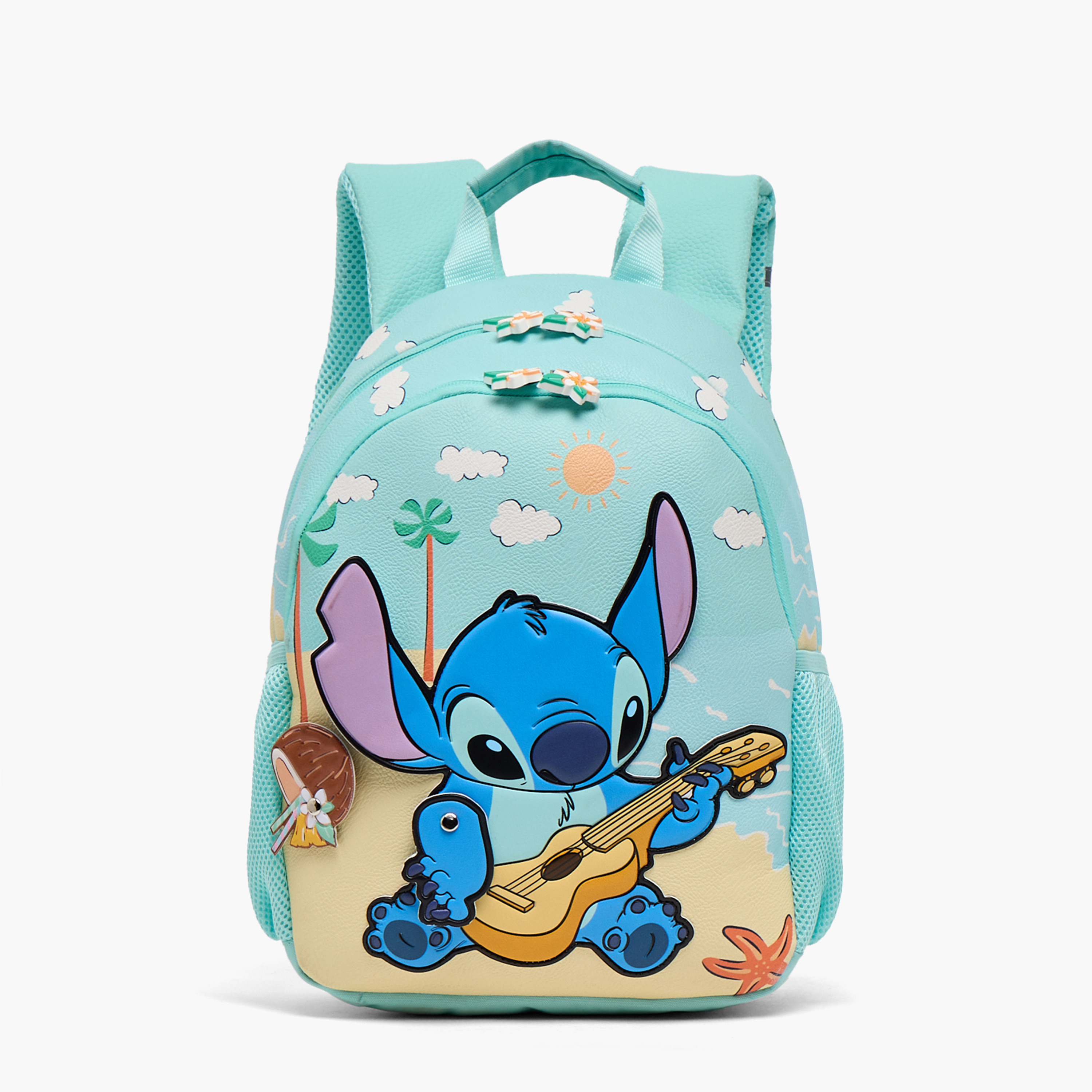 Disney Stitch Print Backpack for Girls 3-5 Years with Padded Straps - 14 inches-school-bagsandbackpacks-backpacks-image-1