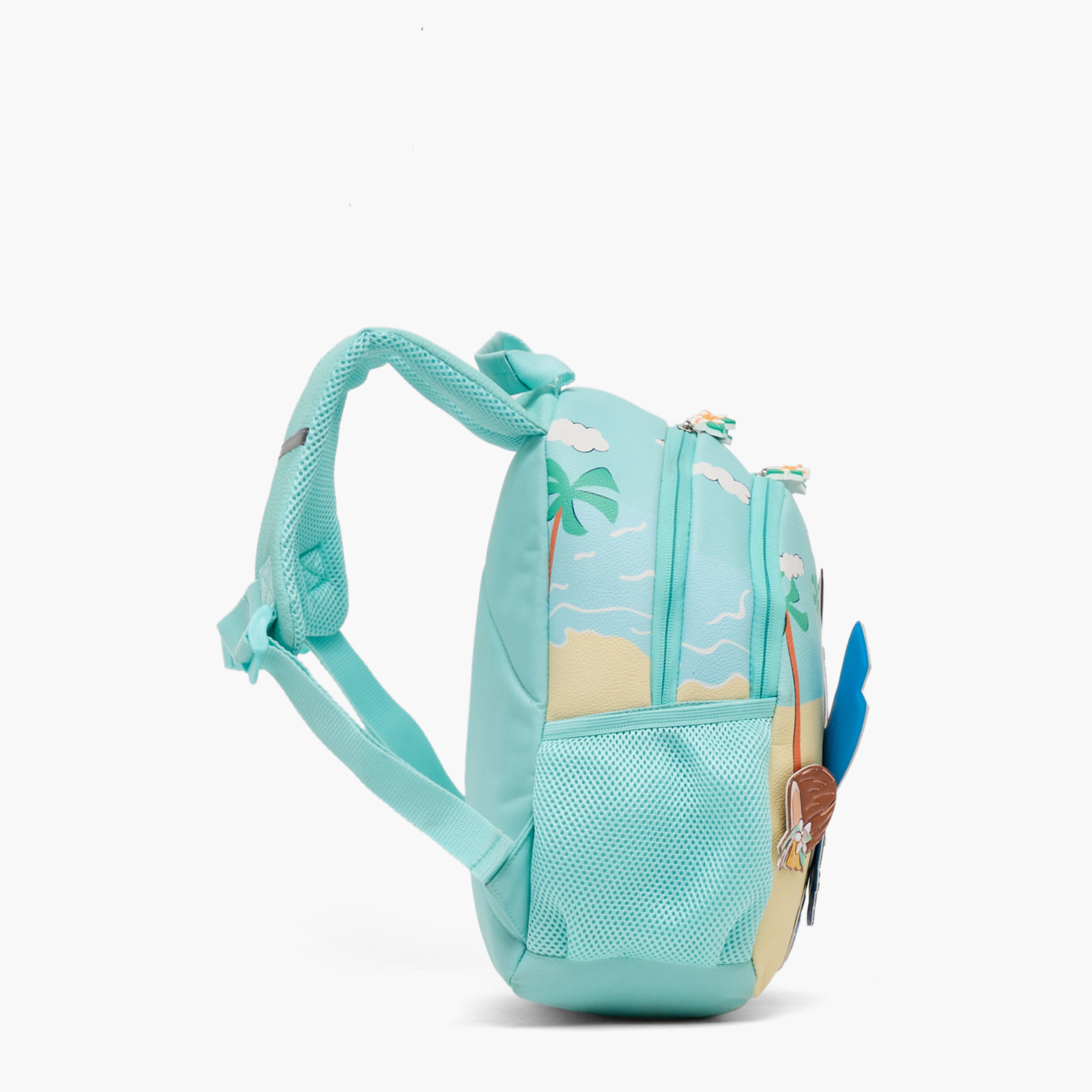 Disney Stitch Print Backpack for Girls 3-5 Years with Padded Straps - 14 inches-school-bagsandbackpacks-backpacks-image-8