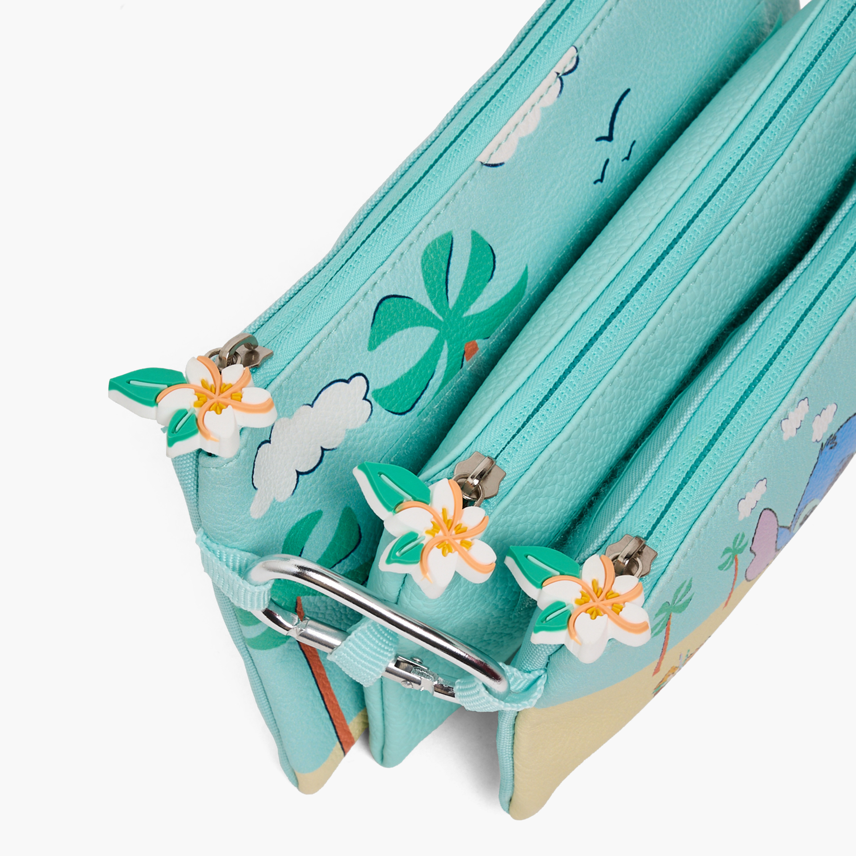 Disney Stitch Print Pencil Pouch with 3 Compartments-school-stationery-pencilcases-image-8