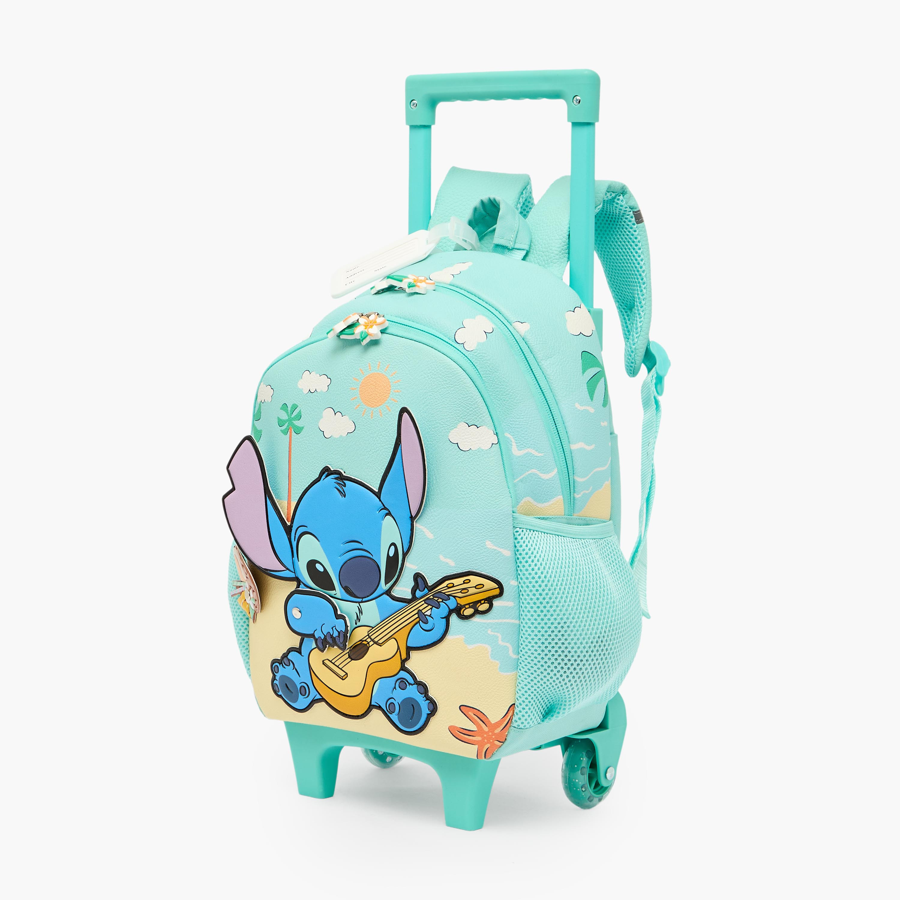 شنطة ترولي بتصميم ستيتش ومقبض قابل للسحب للبنات من 3 - 5 سنوات من ديزني - 14 بوصة-school-bagsandbackpacks-trolleybags-image-7