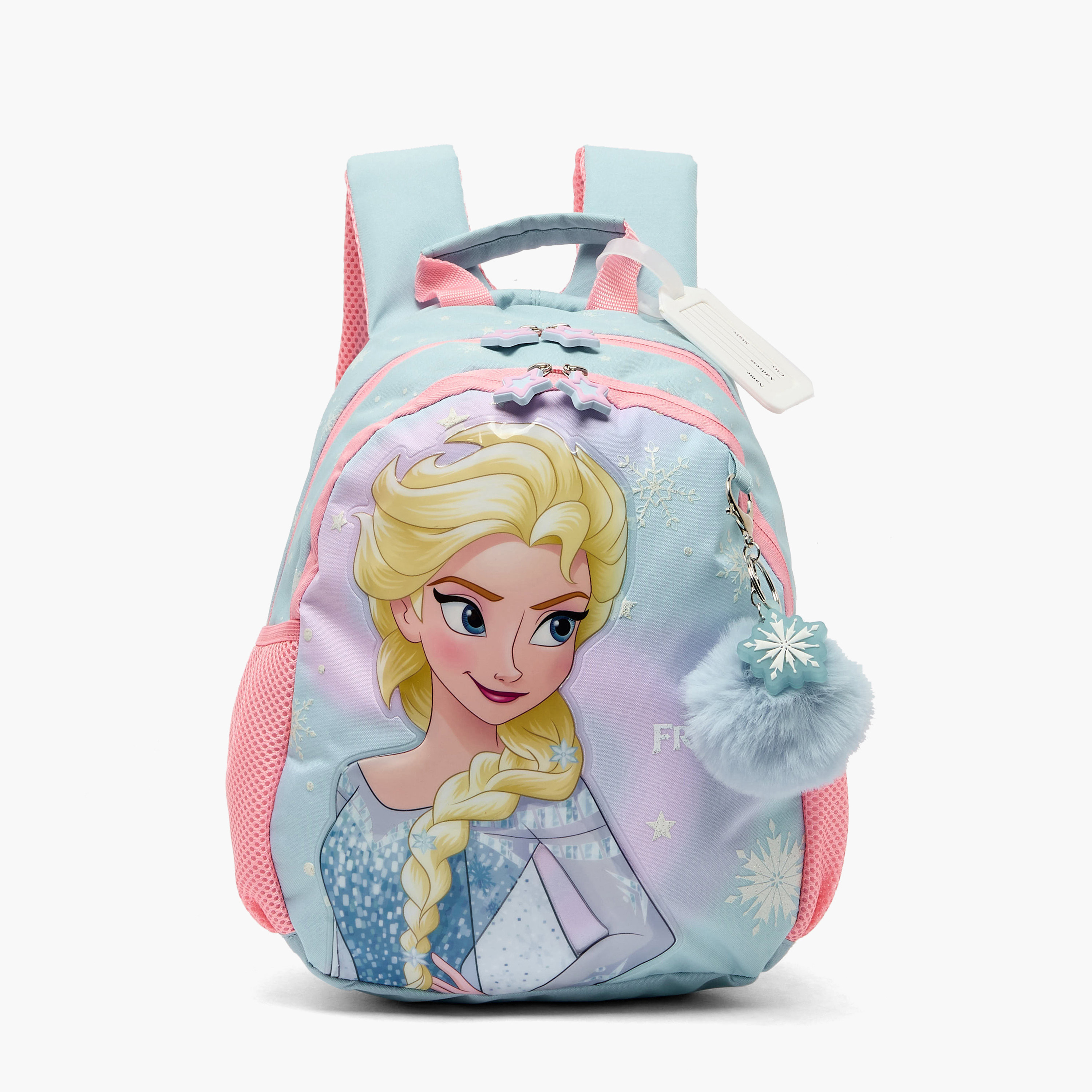 Disney Elsa Print Backpack for Girls 5-8 Years with Padded Shoulder Straps-school-bagsandbackpacks-backpacks-image-1
