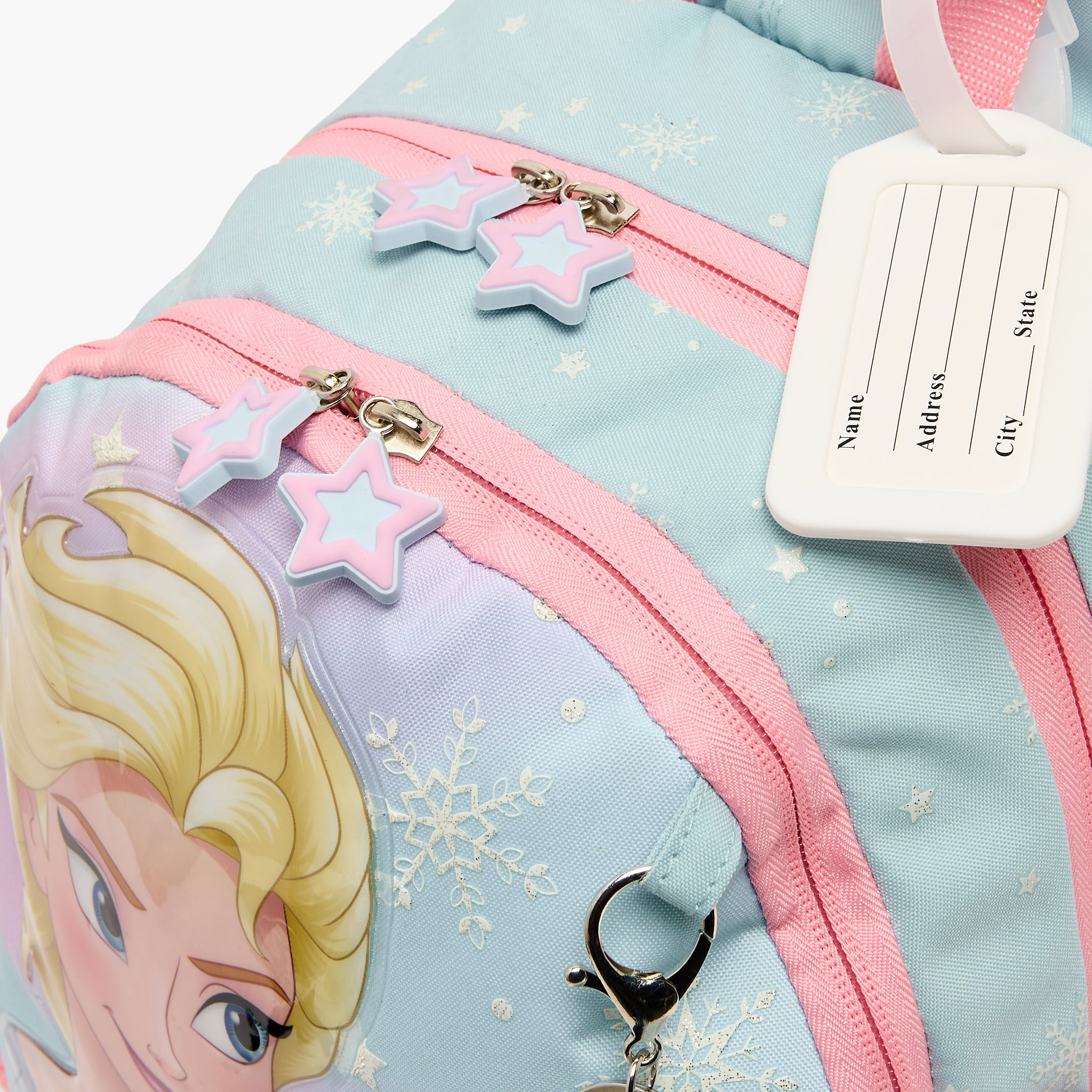 Disney Elsa Print Backpack for Girls 5-8 Years with Padded Shoulder Straps-school-bagsandbackpacks-backpacks-image-3