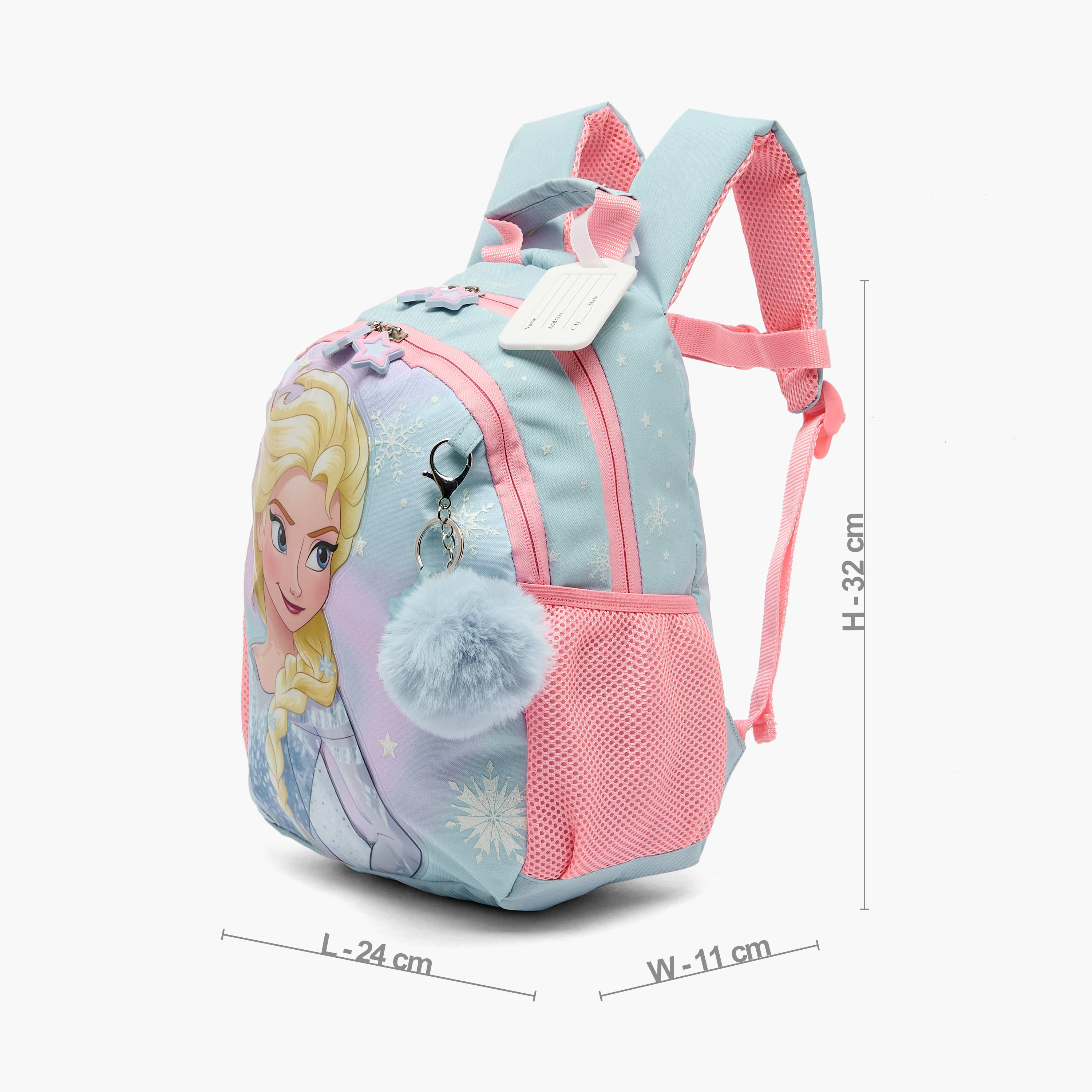 Disney Elsa Print Backpack for Girls 5-8 Years with Padded Shoulder Straps-school-bagsandbackpacks-backpacks-image-7