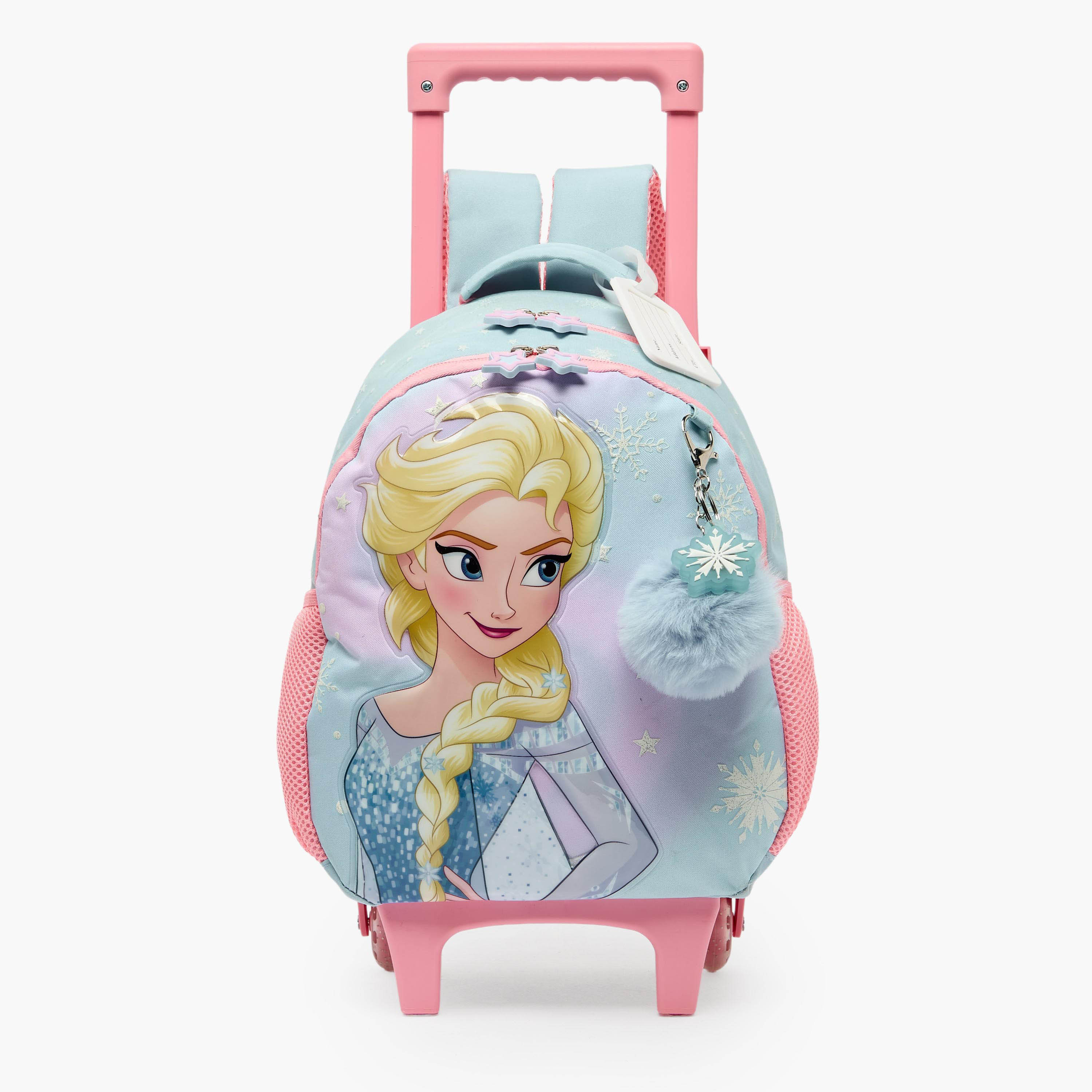 شنطة ترولي بطبعات فروزن للبنات 3-5 سنوات مع عجلات متينة من ديزني - 14 بوصة-school-bagsandbackpacks-trolleybags-image-1