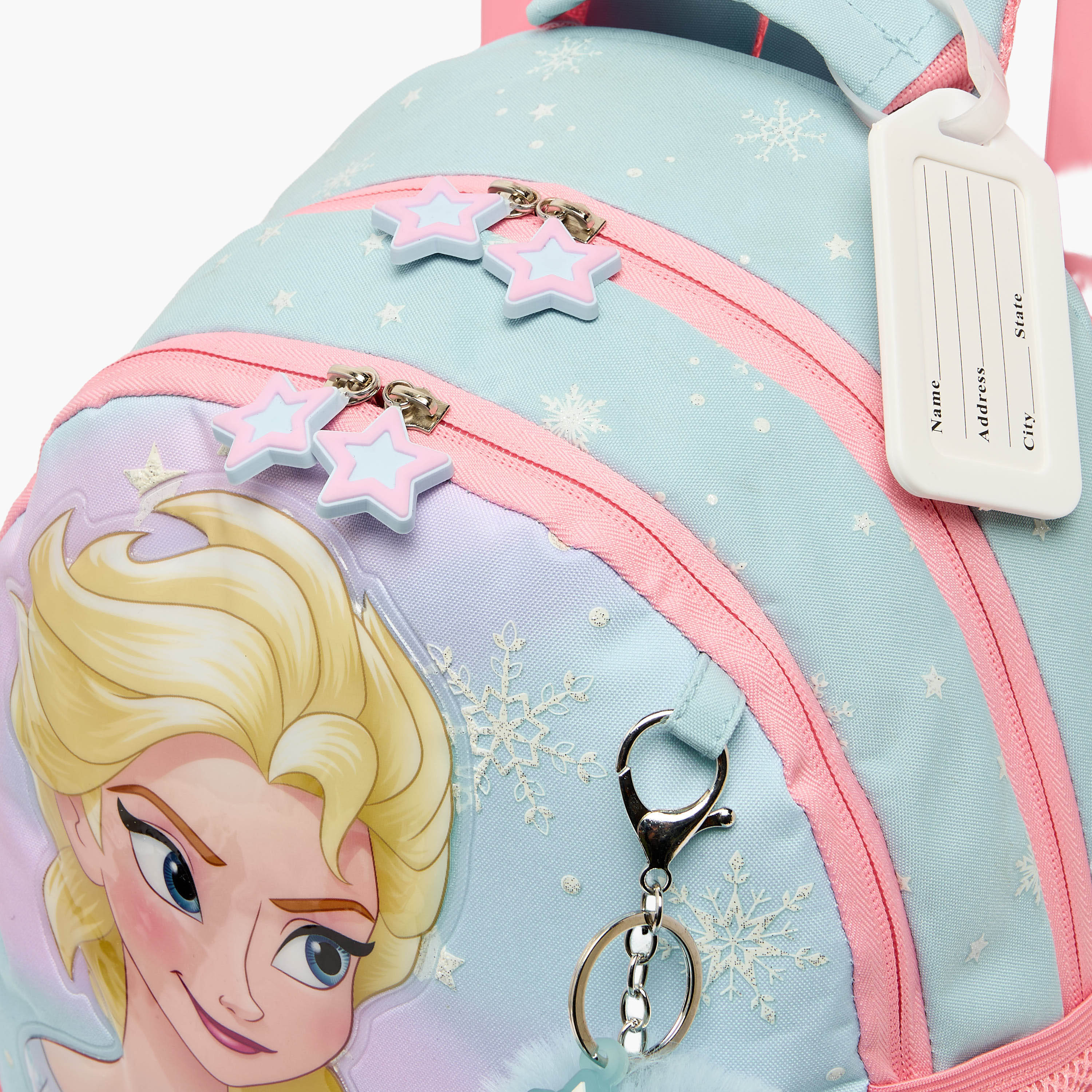 شنطة ترولي بطبعات فروزن للبنات 3-5 سنوات مع عجلات متينة من ديزني - 14 بوصة-school-bagsandbackpacks-trolleybags-image-7