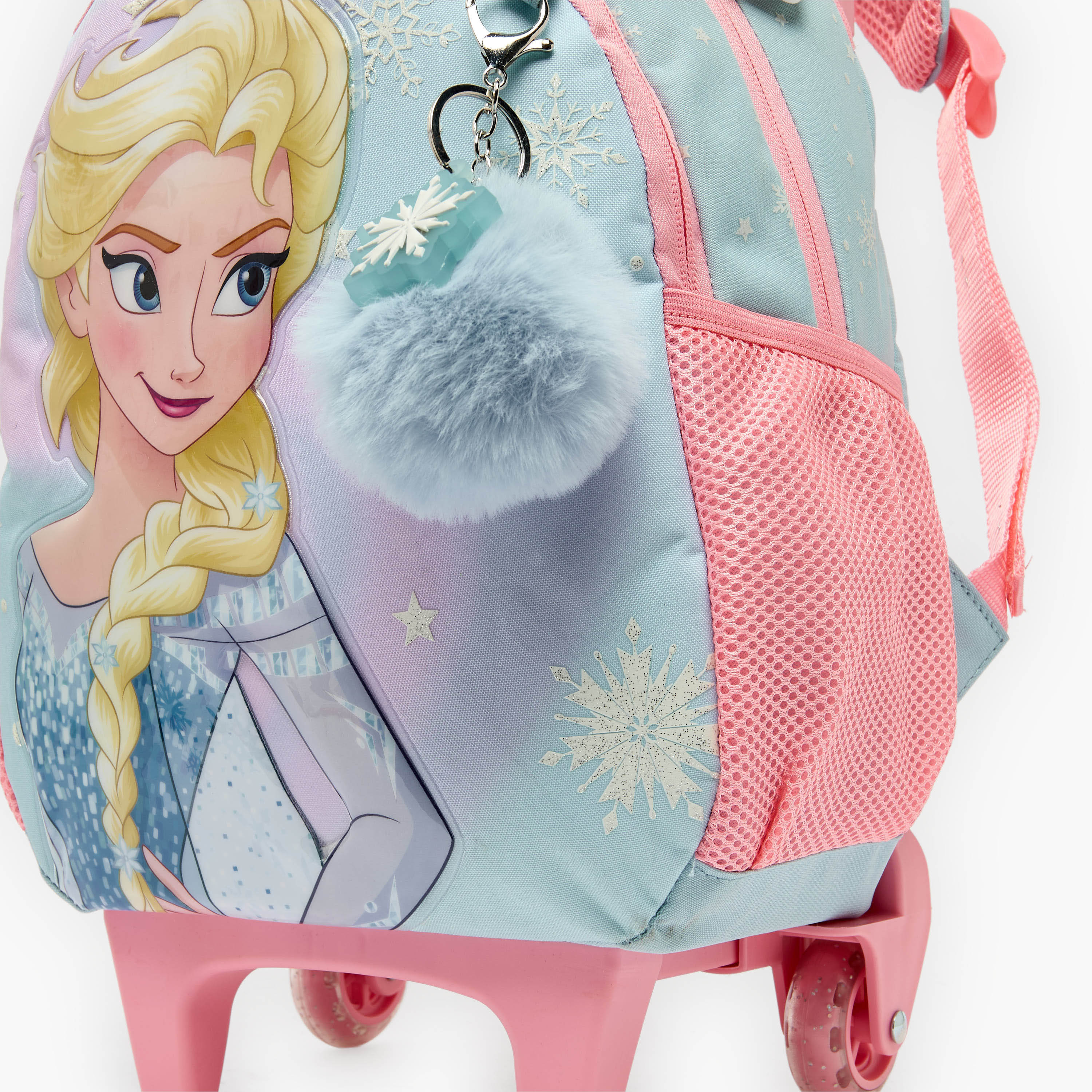 شنطة ترولي بطبعات فروزن للبنات 3-5 سنوات مع عجلات متينة من ديزني - 14 بوصة-school-bagsandbackpacks-trolleybags-image-9