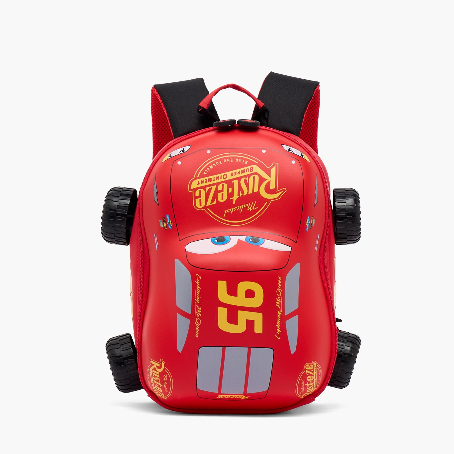 Disney Cars Print Backpack for Boys 3-5 Years with Padded Straps - 14 inches-school-bagsandbackpacks-backpacks-image-1