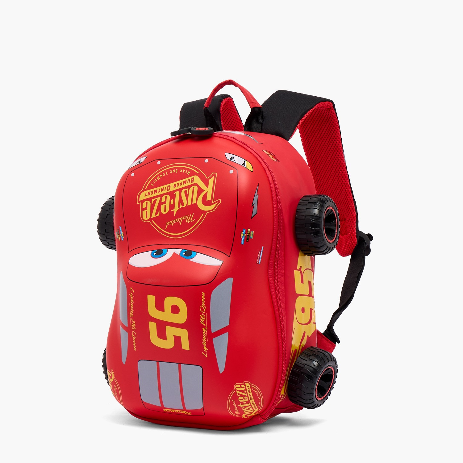 Disney Cars Print Backpack for Boys 3-5 Years with Padded Straps - 14 inches-school-bagsandbackpacks-backpacks-image-6