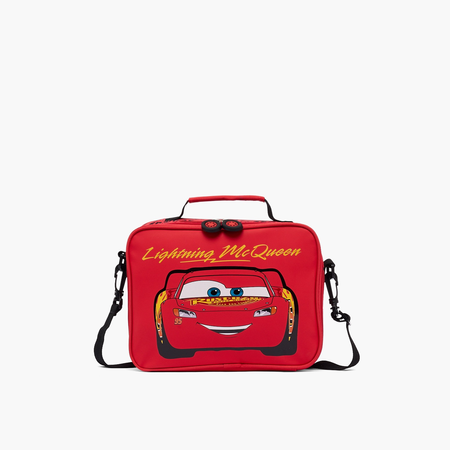 Disney Cars Print Lunch Bag for Boys 3-5 Years with Zip Closure-school-lunchessentials-lunchbags-image-1
