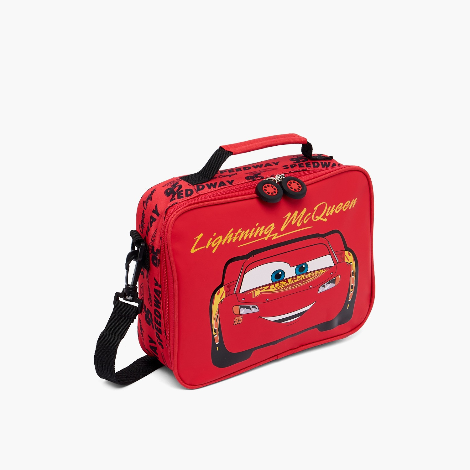 Disney Cars Print Lunch Bag for Boys 3-5 Years with Zip Closure-school-lunchessentials-lunchbags-image-2