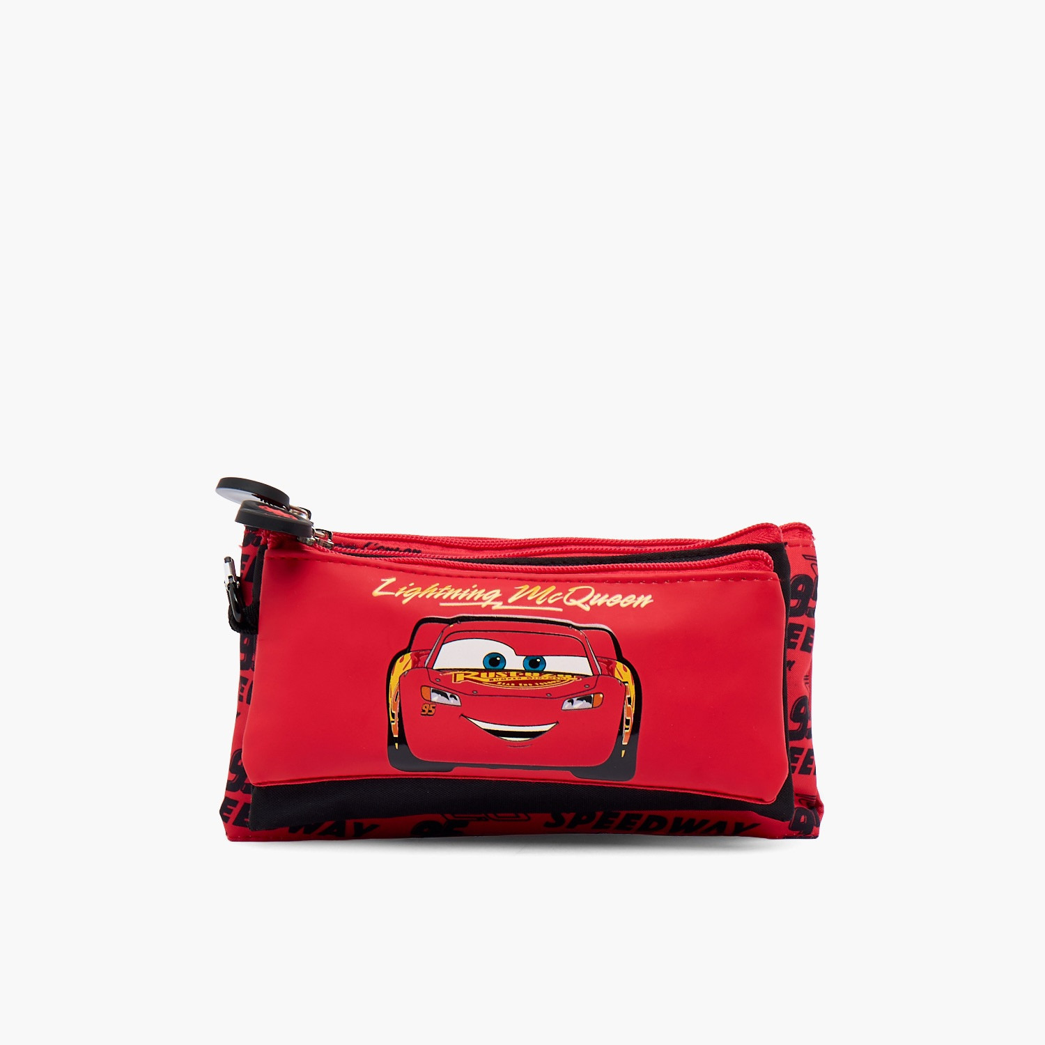 Disney Cars Pencil Pouch with 3 Compartments-school-stationery-pencilcases-image-1