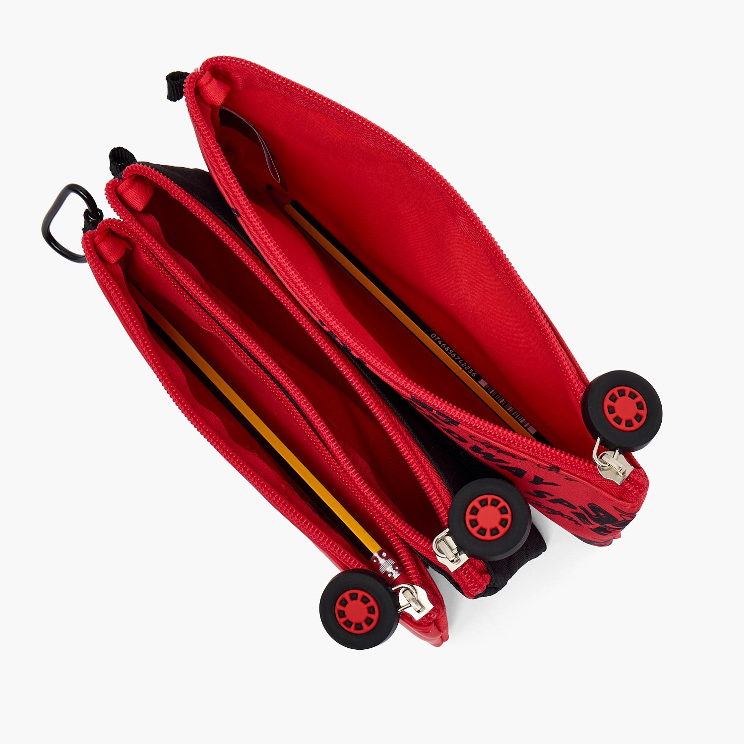 Disney Cars Pencil Pouch with 3 Compartments-school-stationery-pencilcases-image-11