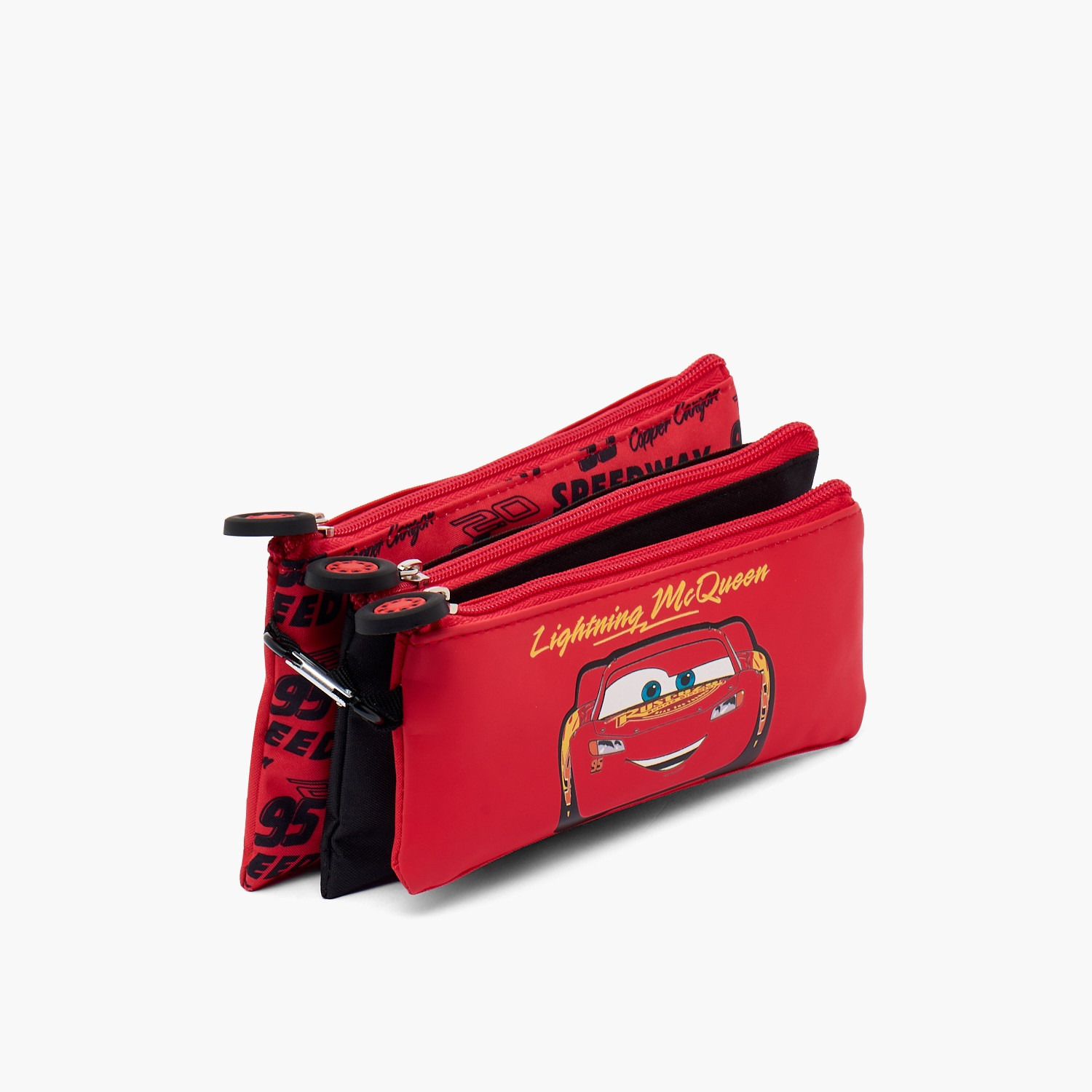 Disney Cars Pencil Pouch with 3 Compartments-school-stationery-pencilcases-image-3