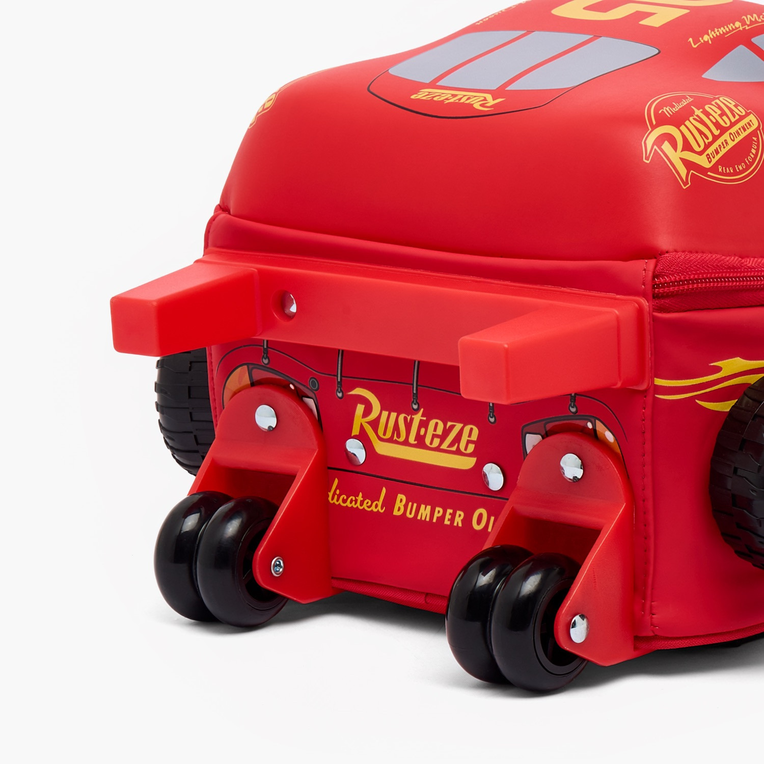 Disney Cars Print Trolley Bag for Boys 3-5 Years Retractable Handle - 14 inches-school-bagsandbackpacks-trolleybags-image-13