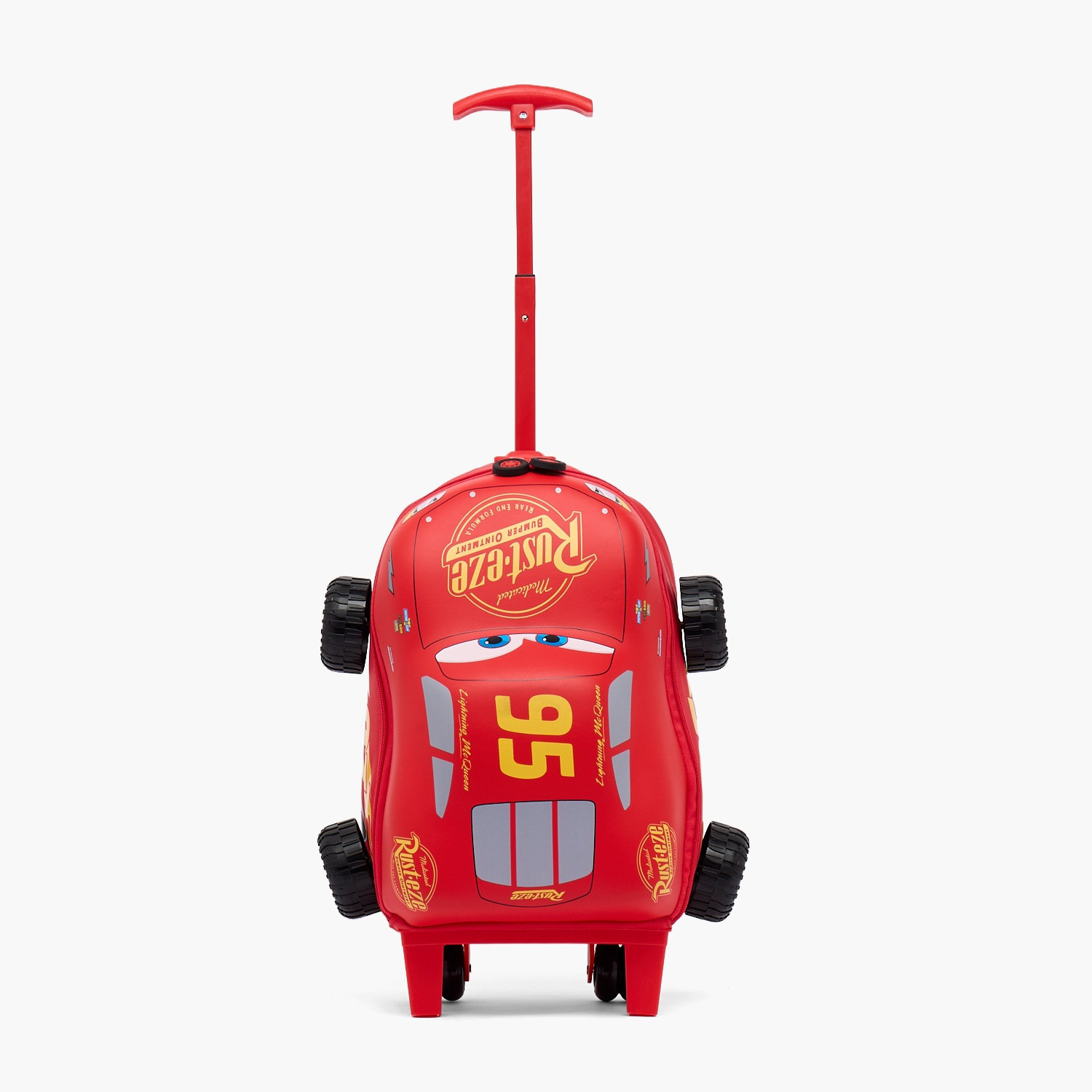 Disney Cars Print Trolley Bag for Boys 3-5 Years Retractable Handle - 14 inches-school-bagsandbackpacks-trolleybags-image-14