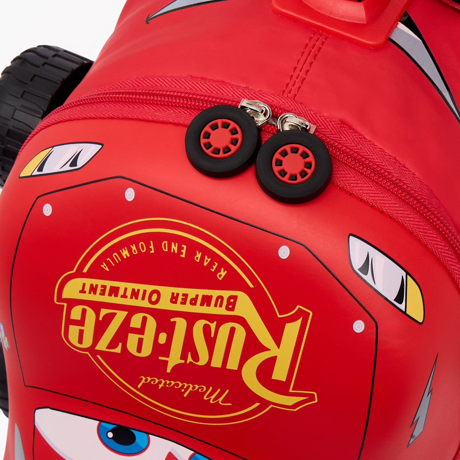 Disney Cars Print Trolley Bag for Boys 3-5 Years Retractable Handle - 14 inches-school-bagsandbackpacks-trolleybags-image-5