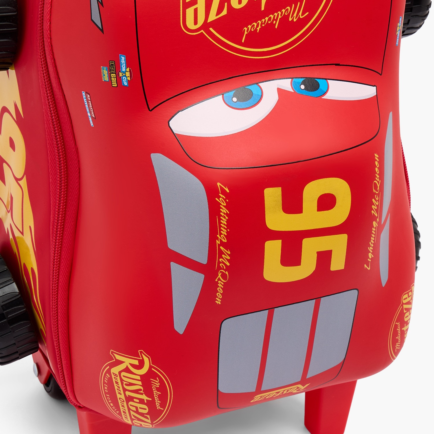 Disney Cars Print Trolley Bag for Boys 3-5 Years Retractable Handle - 14 inches-school-bagsandbackpacks-trolleybags-image-6