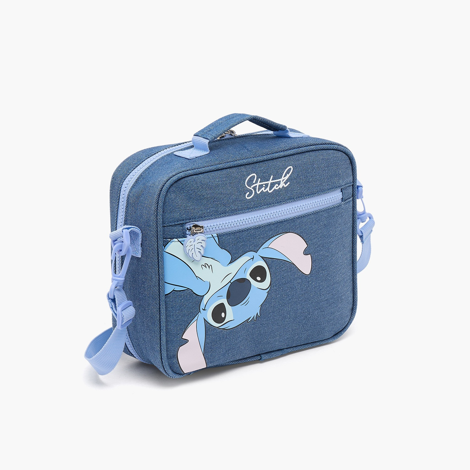 شنطة غداء بطبعات ستيتش للبنات 8-12 سنوات بسحّاب إغلاق من ديزني-school-lunchessentials-lunchbags-image-2
