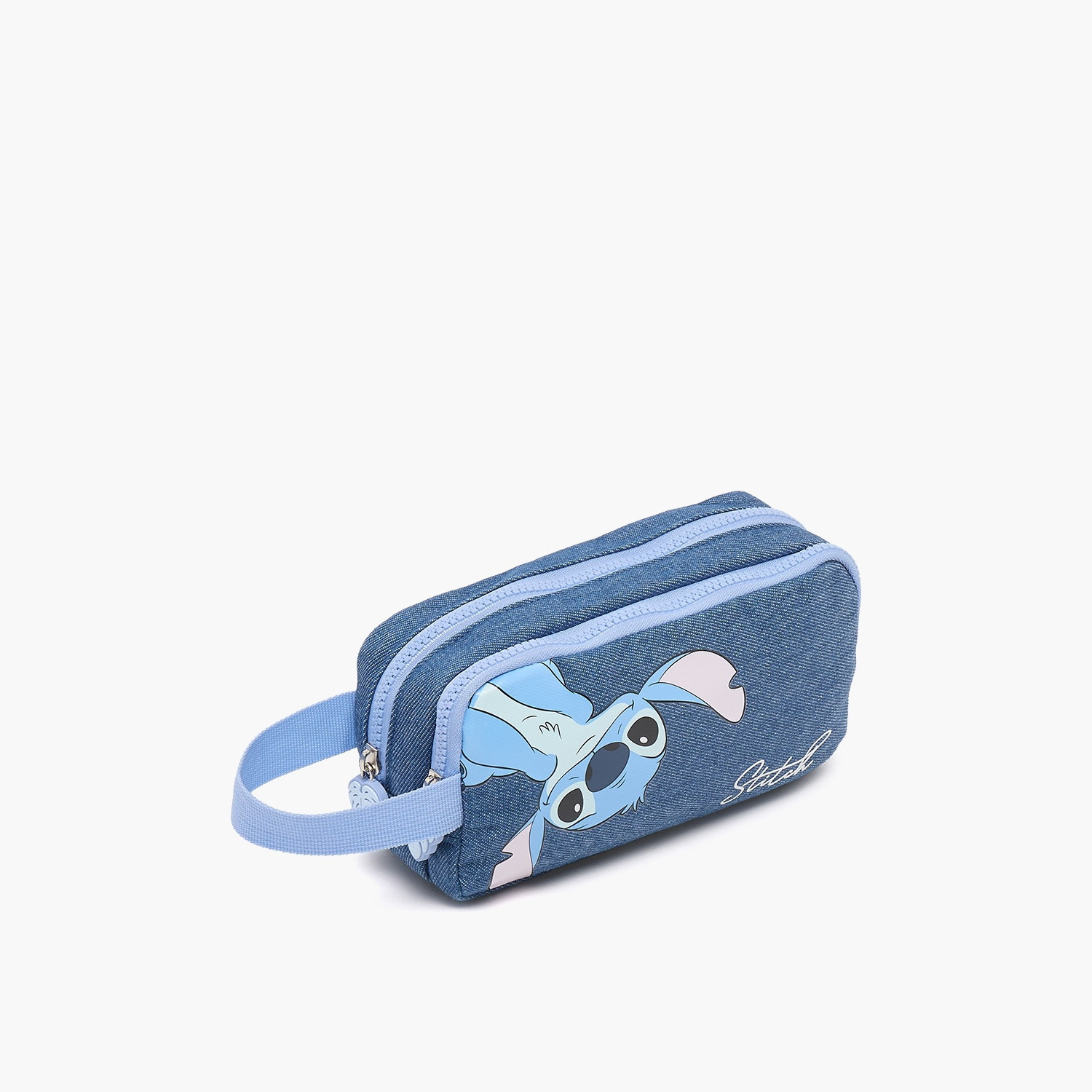 مقلمة بطبعة ستيتش بقسمين من ديزني-school-stationery-pencilcases-image-2