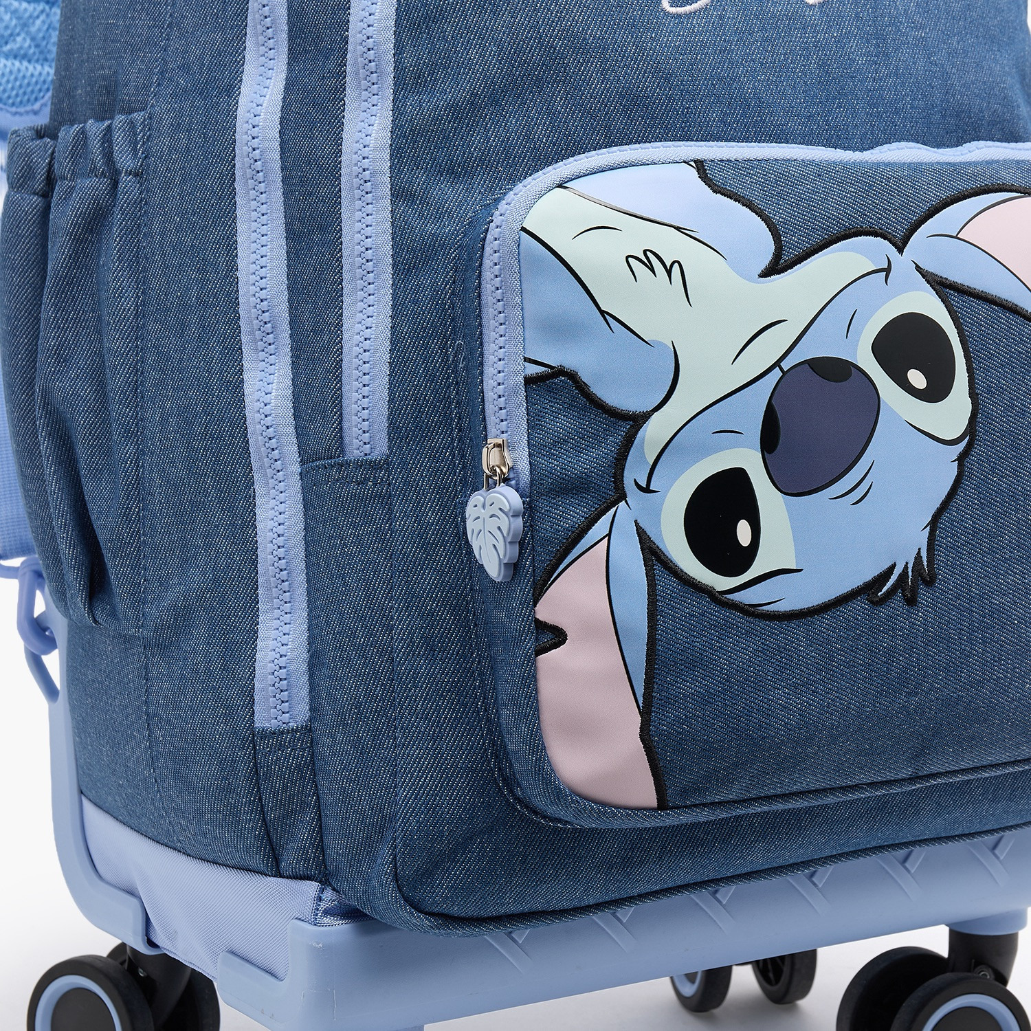 Disney Stitch Print Trolley Bag for Girls 8-12 Years Retractable Handle - 18 inches-school-bagsandbackpacks-trolleybags-image-6