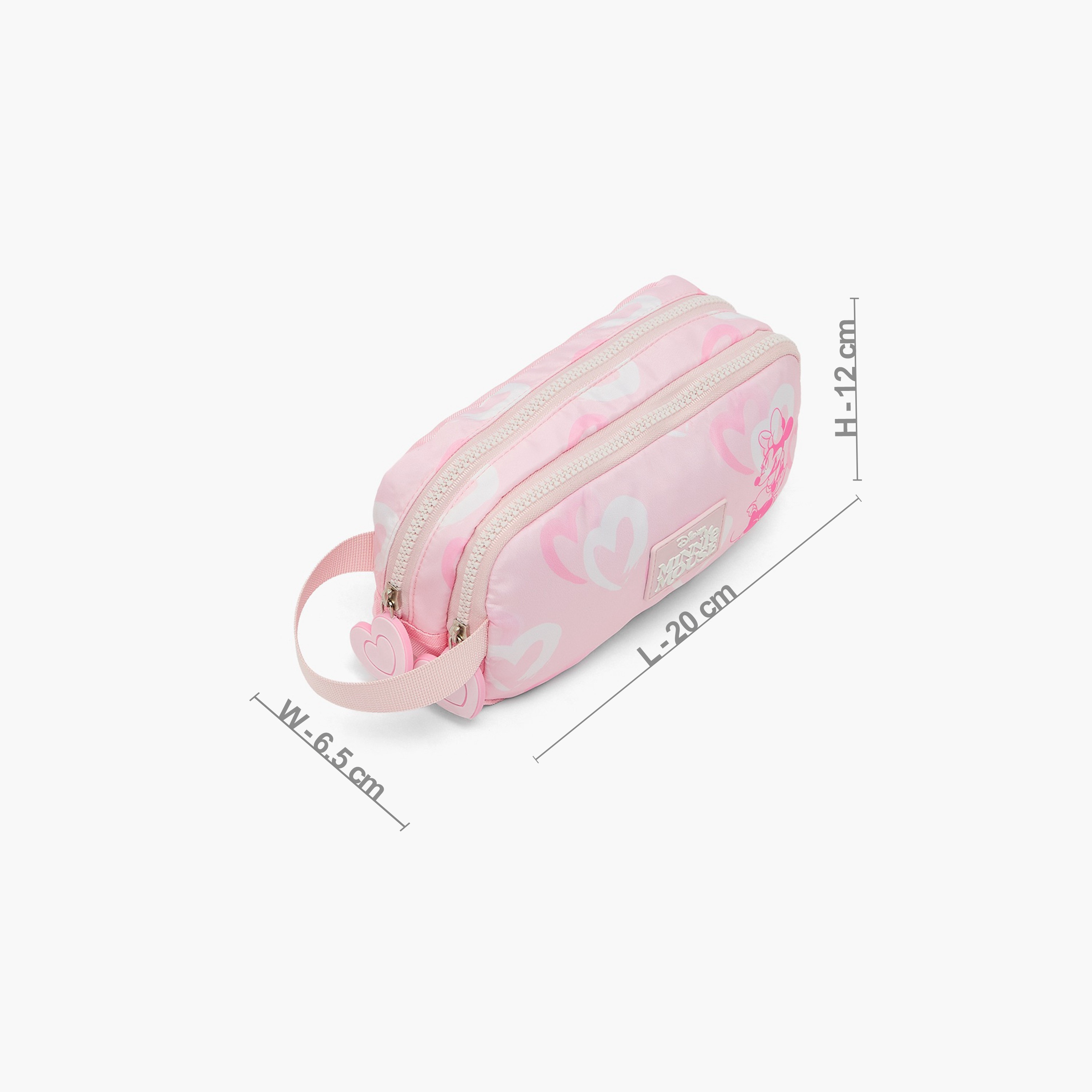 مقلمة بقسمين وطبعات ميني ماوس من ديزني-school-stationery-pencilcases-image-4
