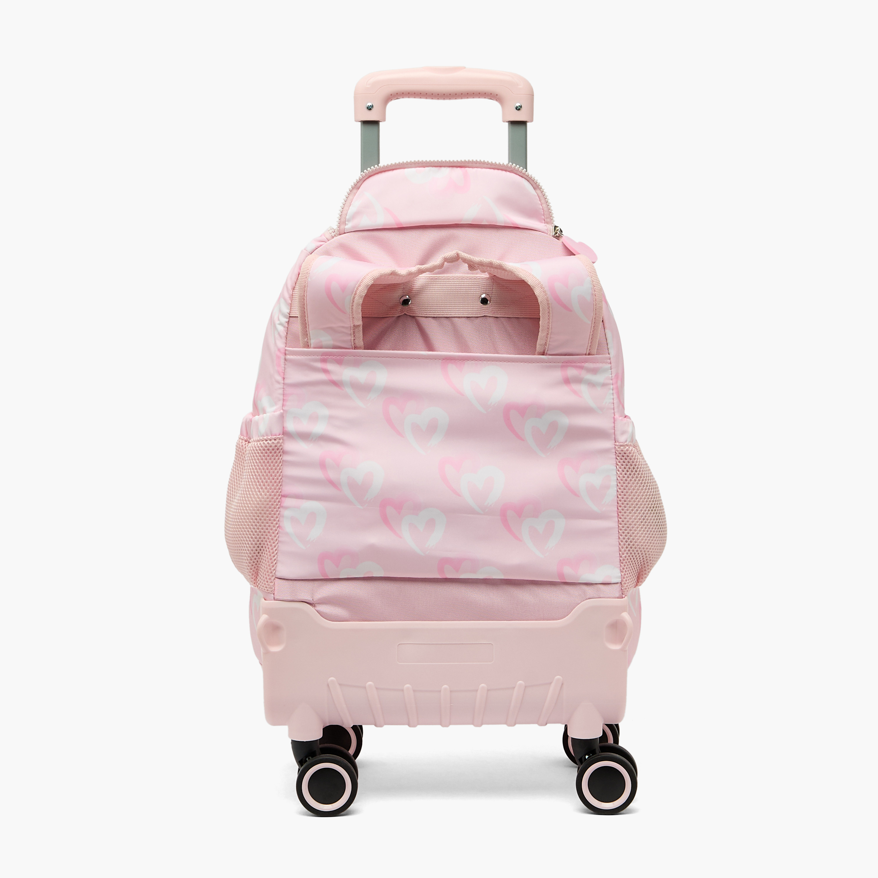 Disney Minnie Mouse Print Trolley Bag for Girls 8-13 Years with Retractable Handle - 18 inches-school-bagsandbackpacks-trolleybags-image-13