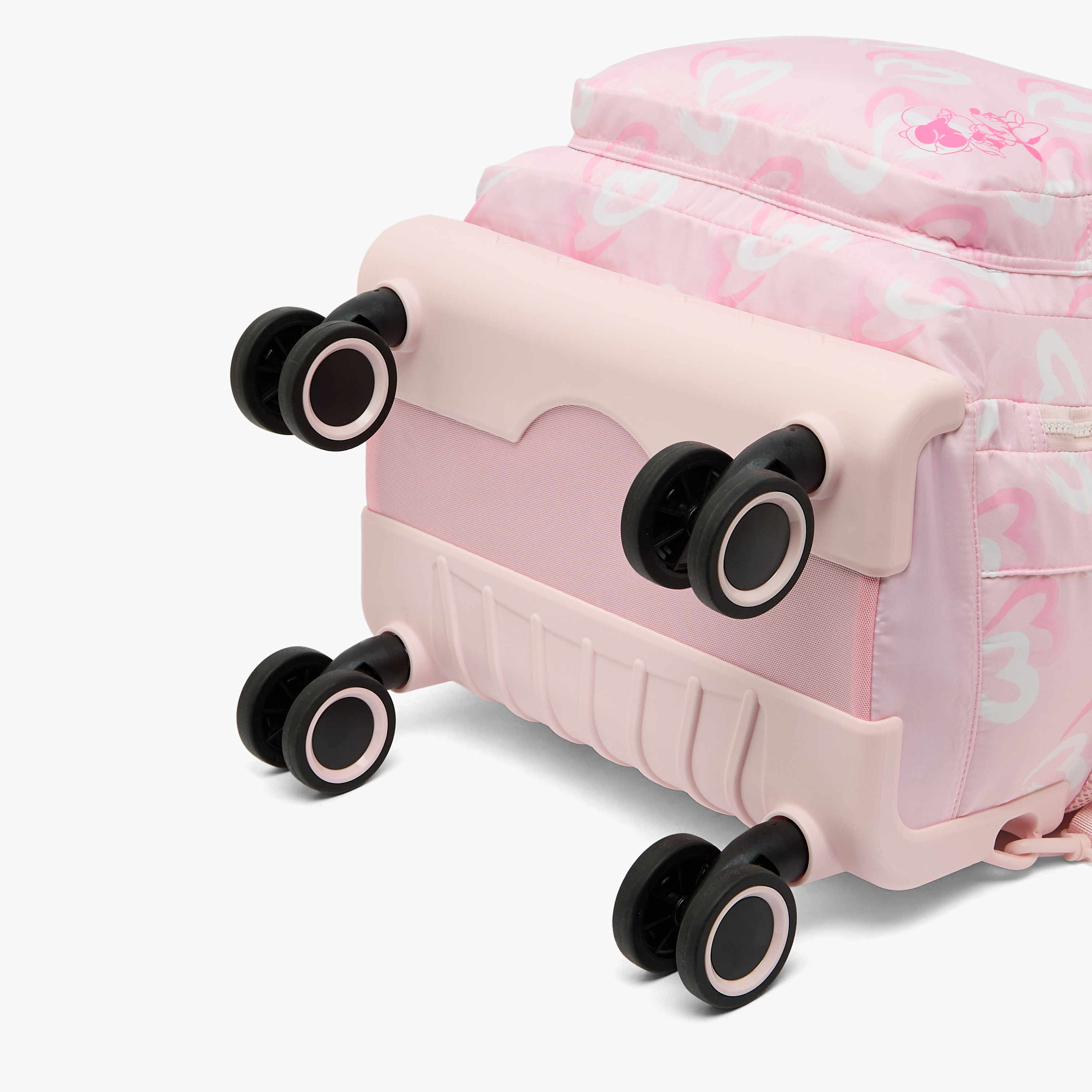Disney Minnie Mouse Print Trolley Bag for Girls 8-13 Years with Retractable Handle - 18 inches-school-bagsandbackpacks-trolleybags-image-14