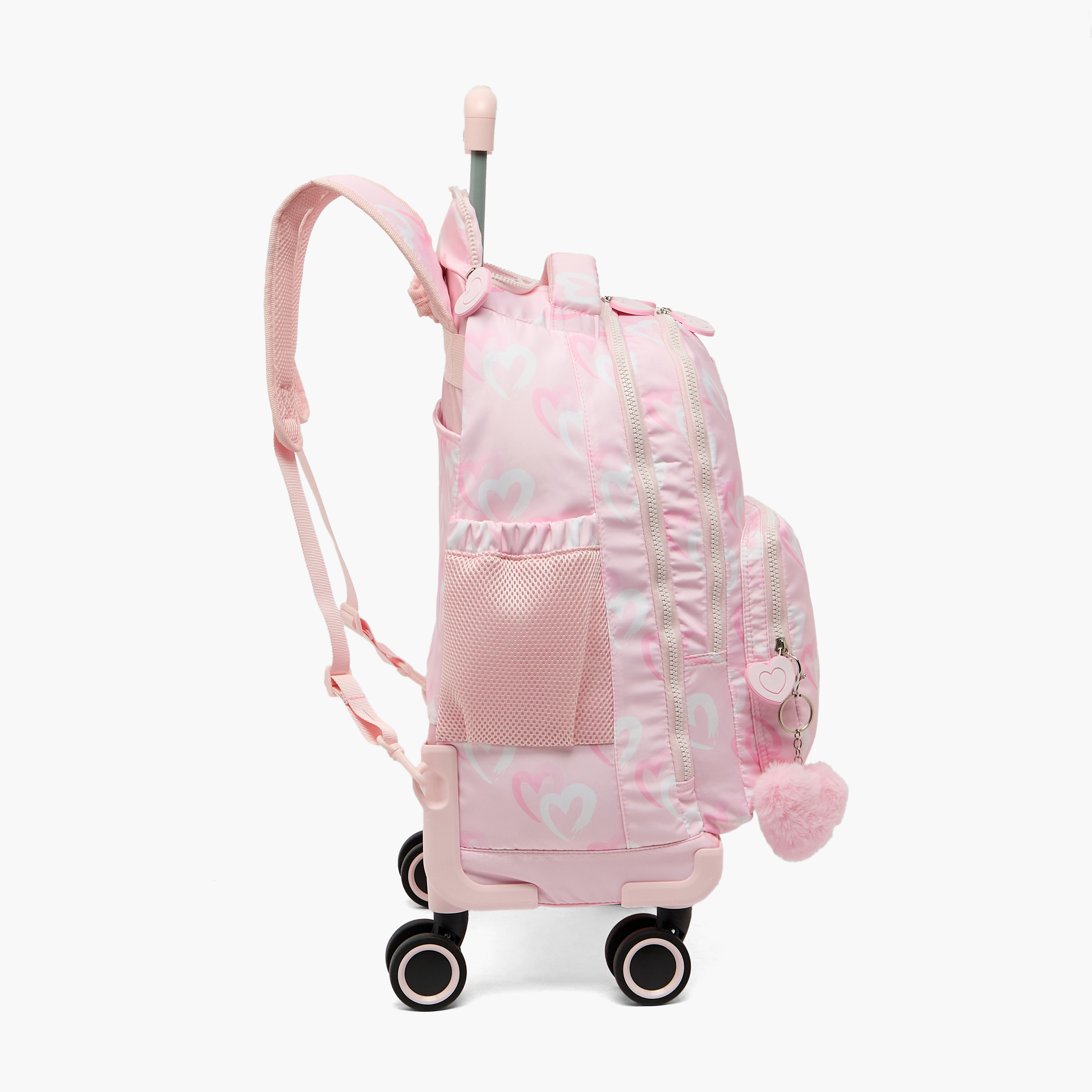 Disney Minnie Mouse Print Trolley Bag for Girls 8-13 Years with Retractable Handle - 18 inches-school-bagsandbackpacks-trolleybags-image-11