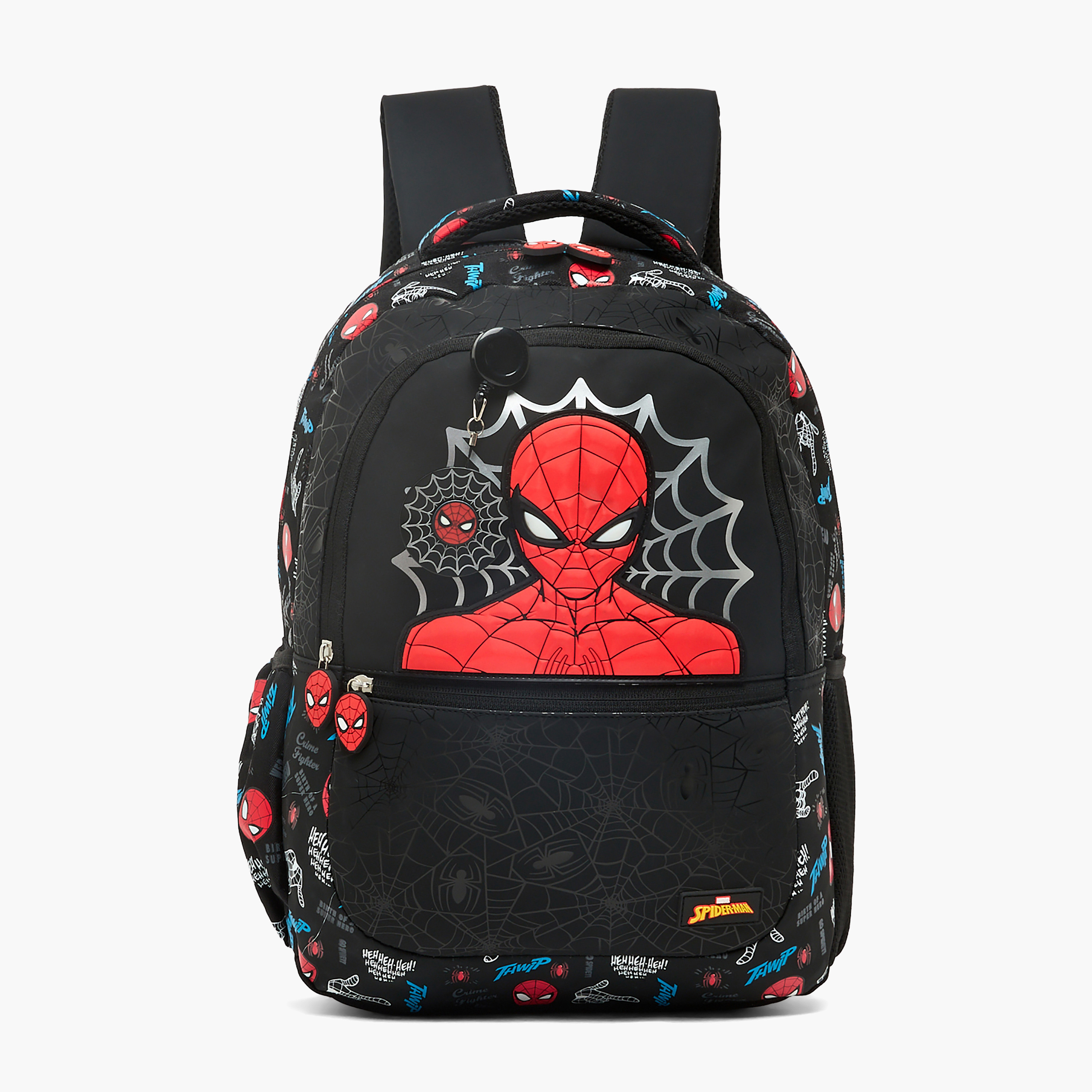 Spider-Man Print Backpack for Boys 5-8 Years with Laptop Compartment - 16 inches-school-bagsandbackpacks-backpacks-image-1