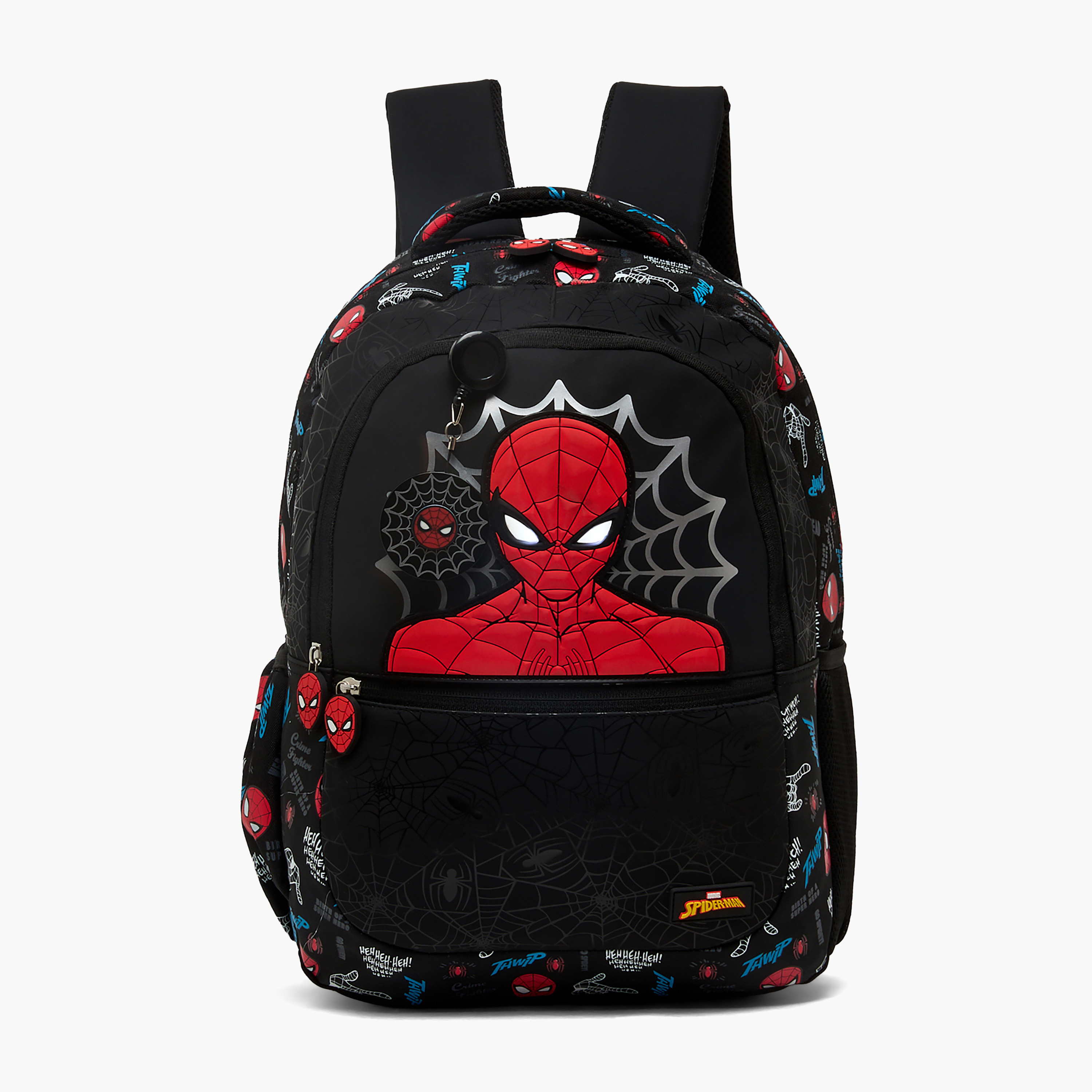 Spider-Man Print Backpack for Boys 5-8 Years with Laptop Compartment - 16 inches-school-bagsandbackpacks-backpacks-image-2