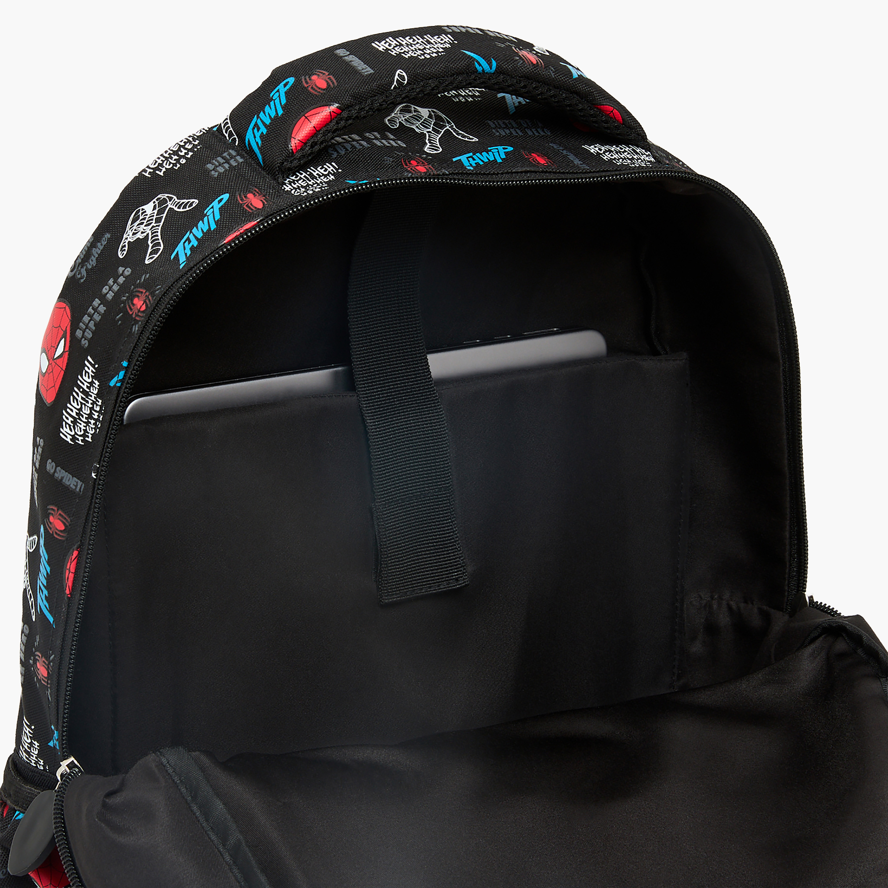Spider-Man Print Backpack for Boys 5-8 Years with Laptop Compartment - 16 inches-school-bagsandbackpacks-backpacks-image-5