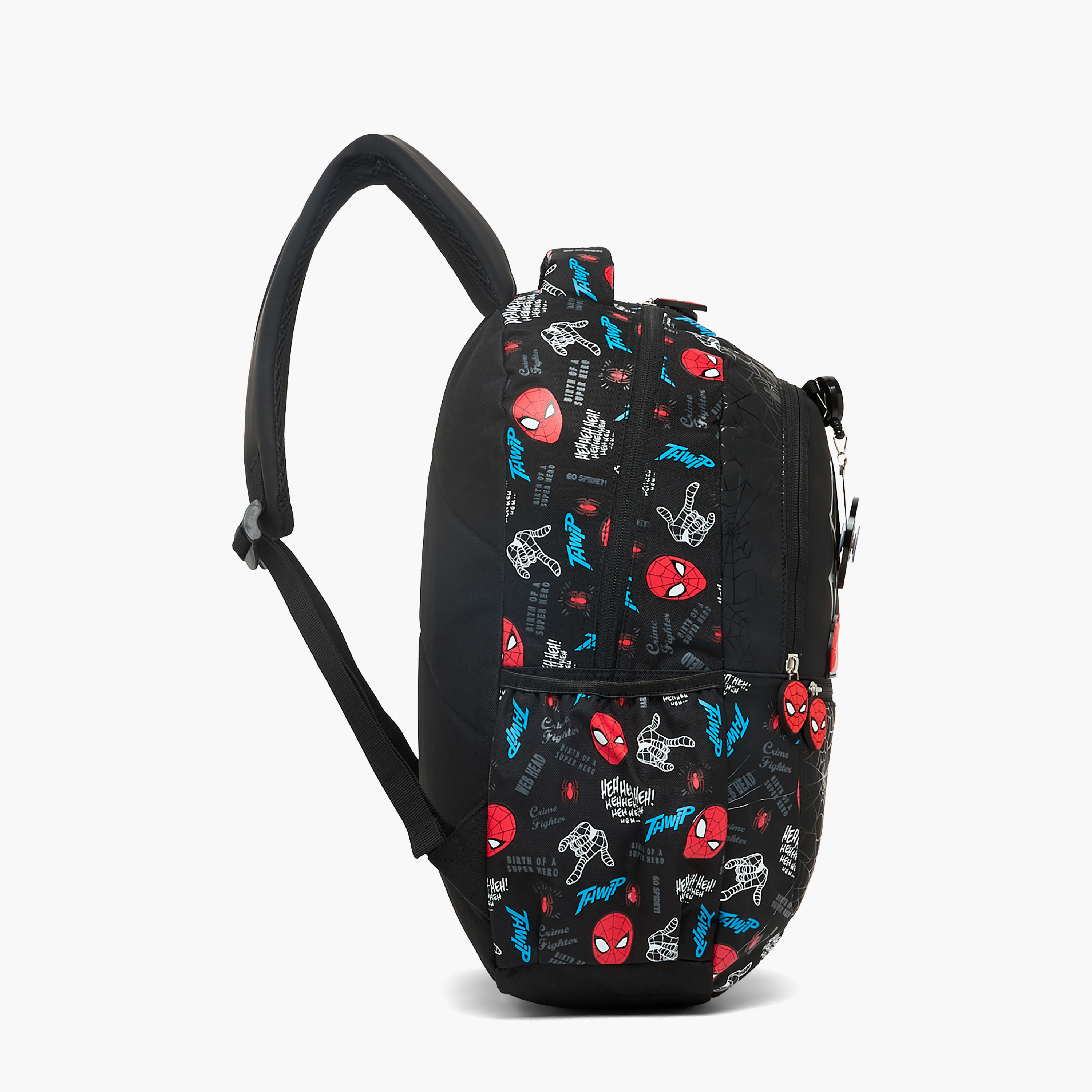 Spider-Man Print Backpack for Boys 5-8 Years with Laptop Compartment - 16 inches-school-bagsandbackpacks-backpacks-image-7