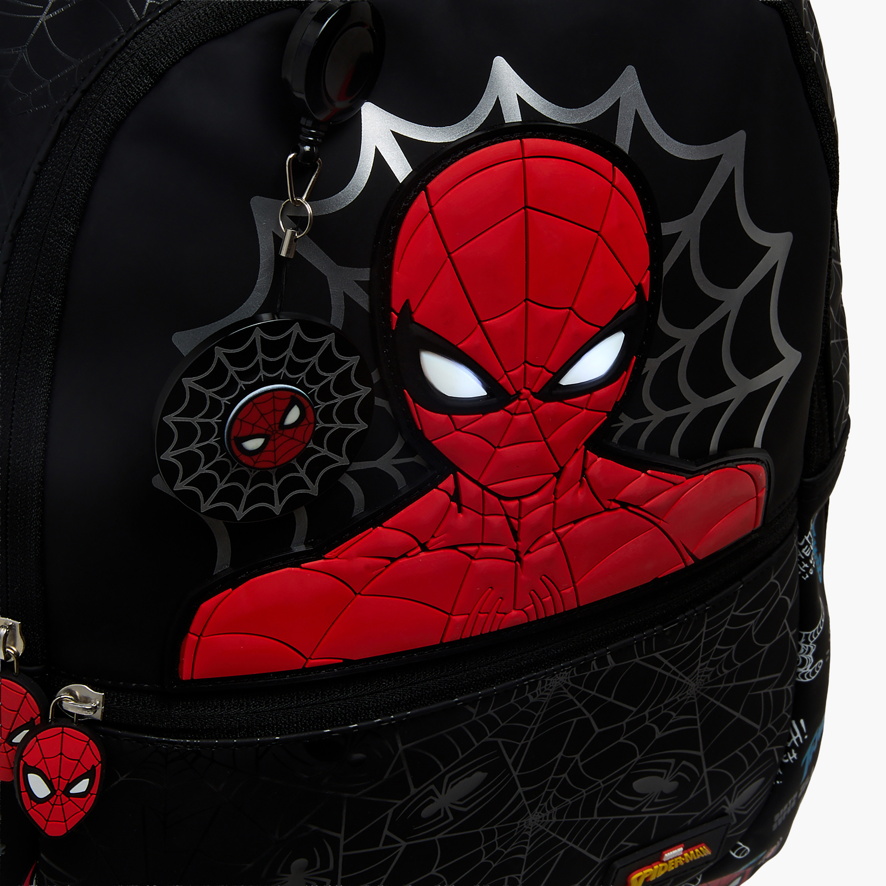 Spider-Man Print Backpack for Boys 5-8 Years with Laptop Compartment - 16 inches-school-bagsandbackpacks-backpacks-image-9