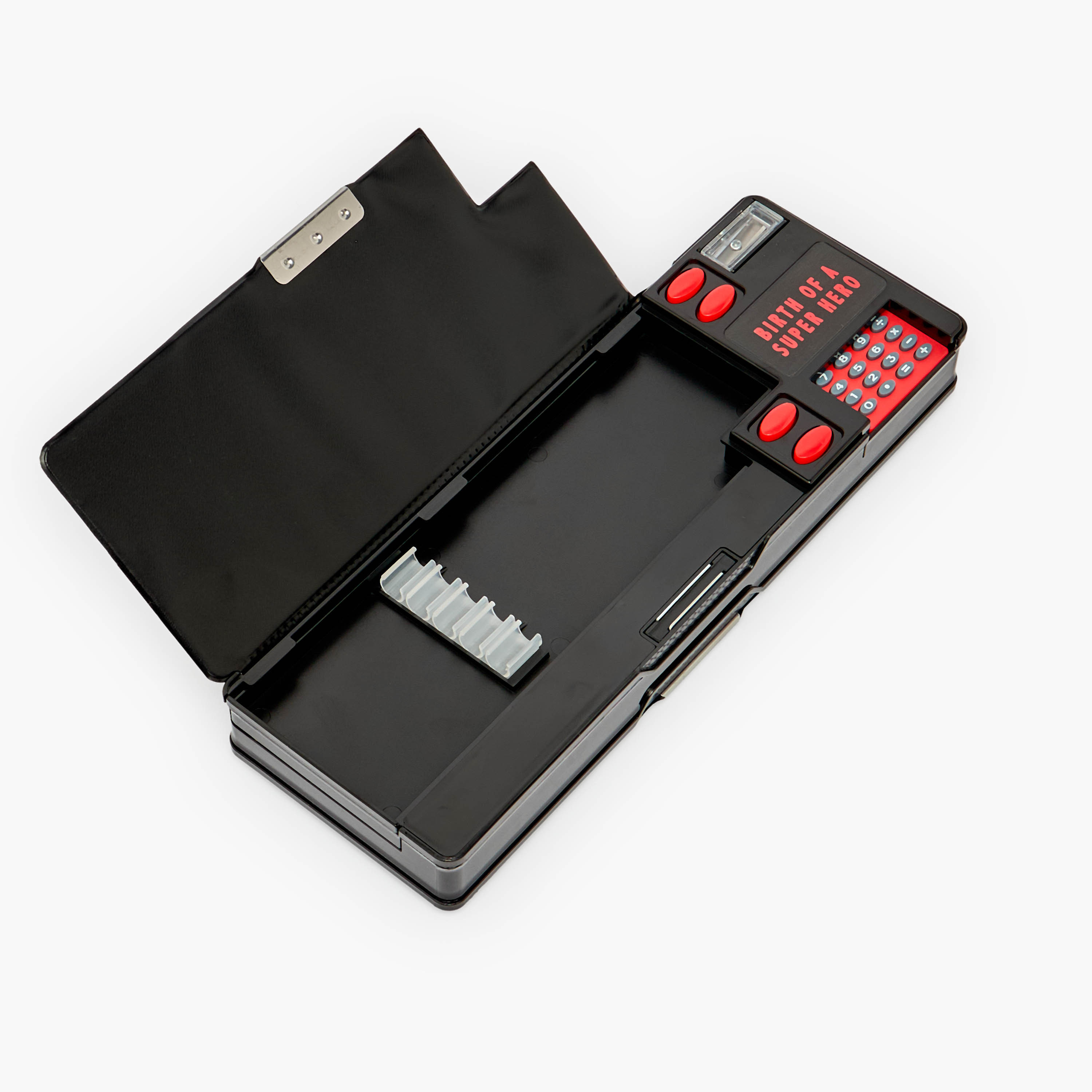 Spider-Man Print Pencil Case with Calculator-school-stationery-pencilcases-image-5