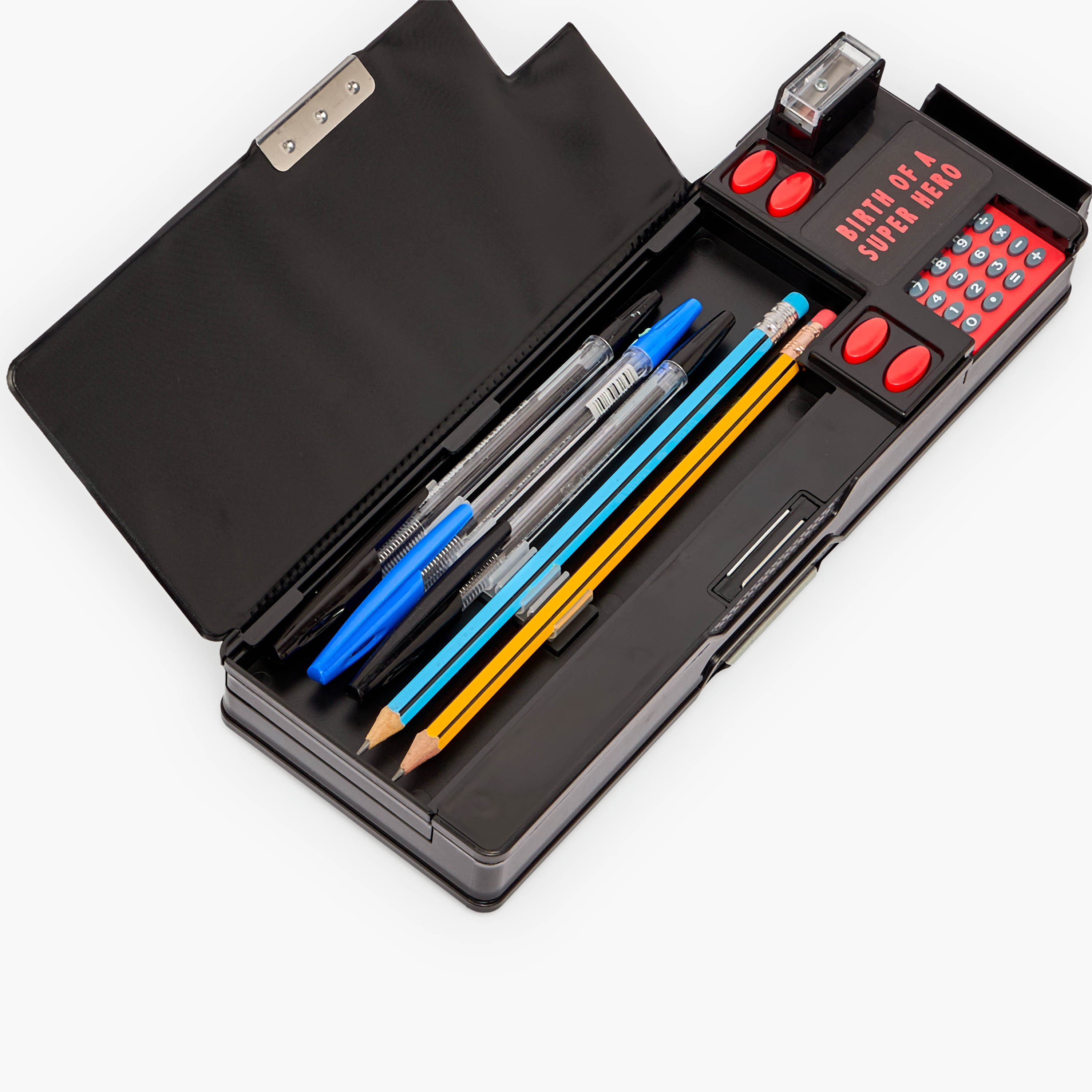 Spider-Man Print Pencil Case with Calculator-school-stationery-pencilcases-image-8