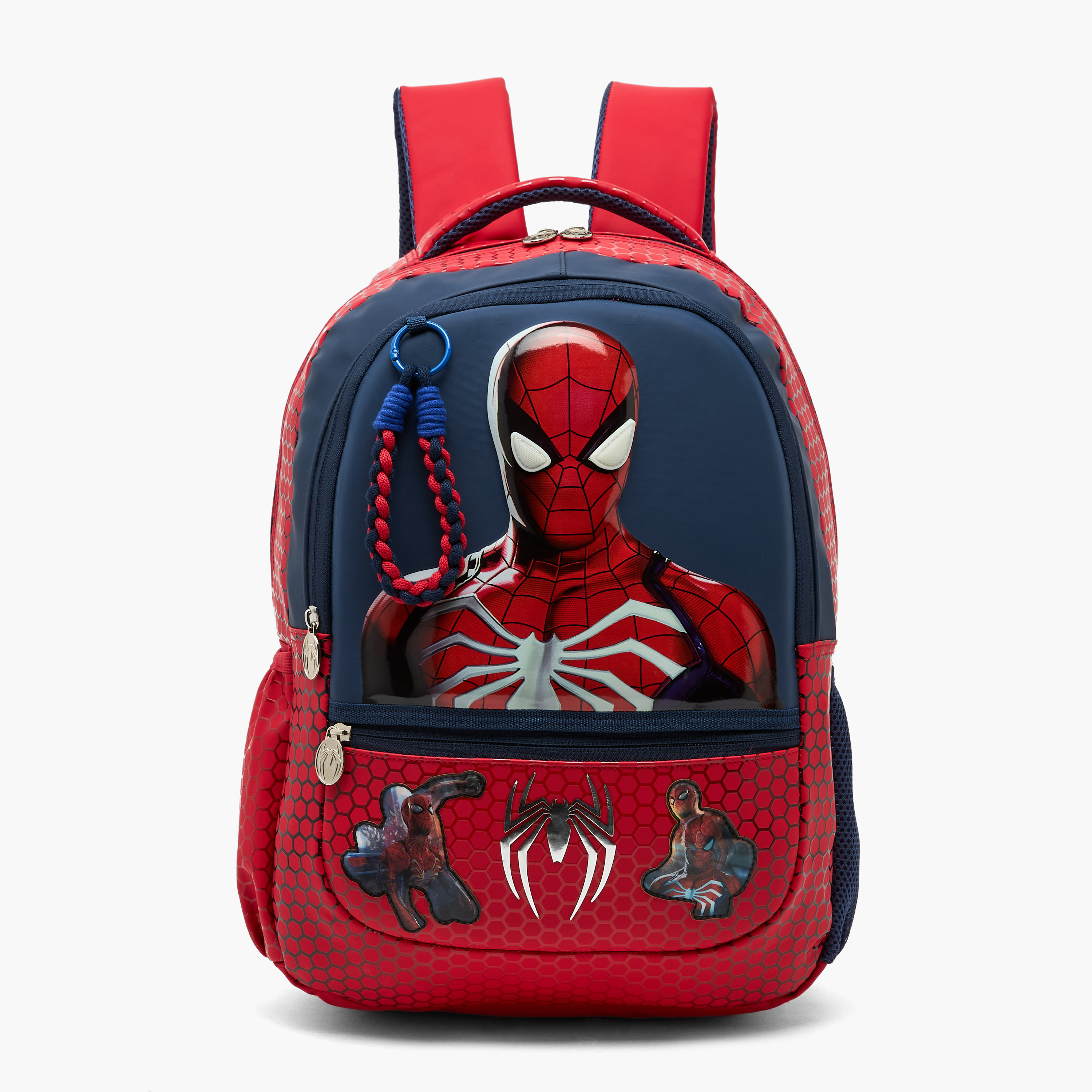 Spider-Man Print Backpack for Boys 5-8 Years with Padded Shoulder Straps - 16 inches-school-bagsandbackpacks-backpacks-image-1
