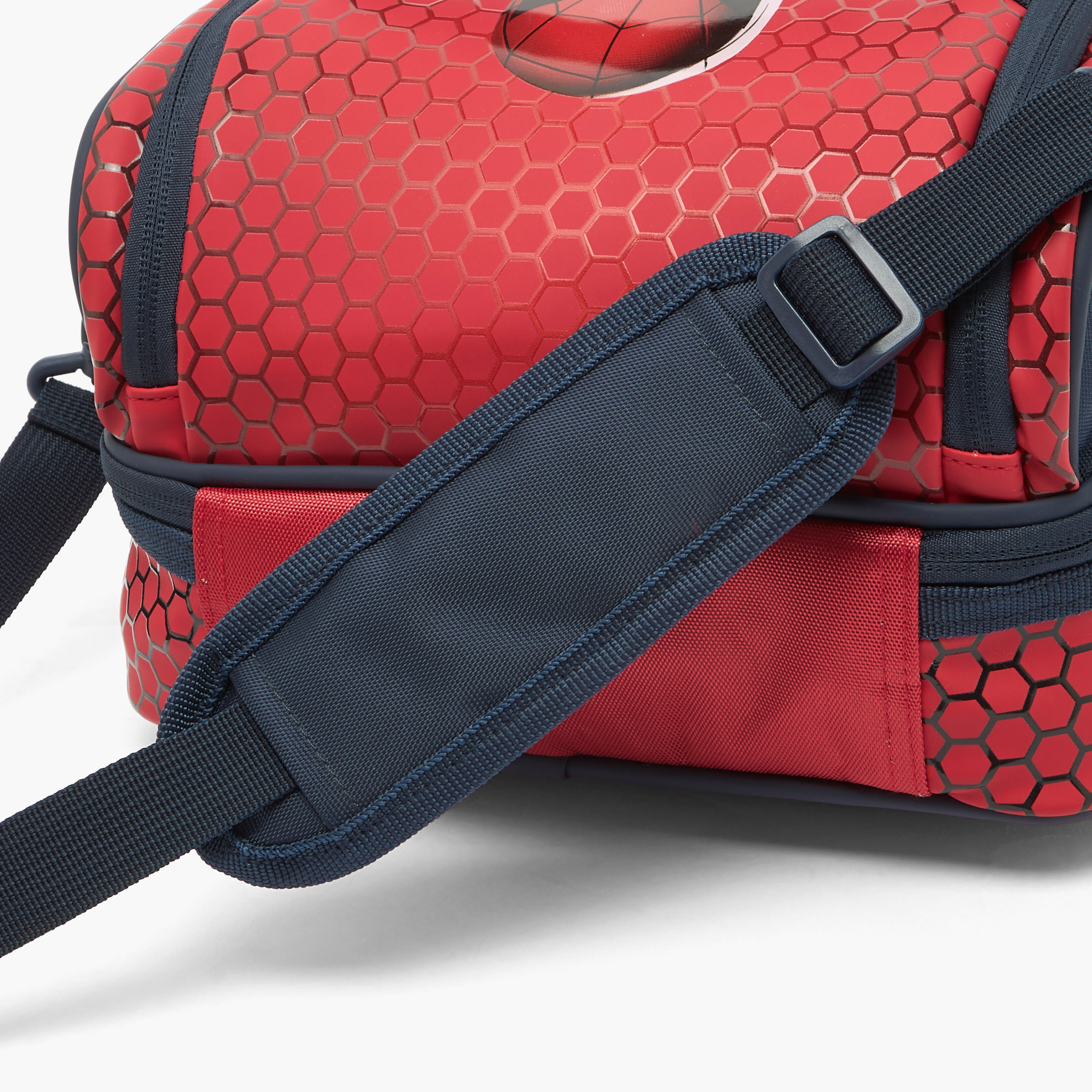 شنطة غداء بطبعات سبايدرمان وحزام قابل للفصل للأولاد من 5-8 سنوات-school-lunchessentials-lunchbags-image-7